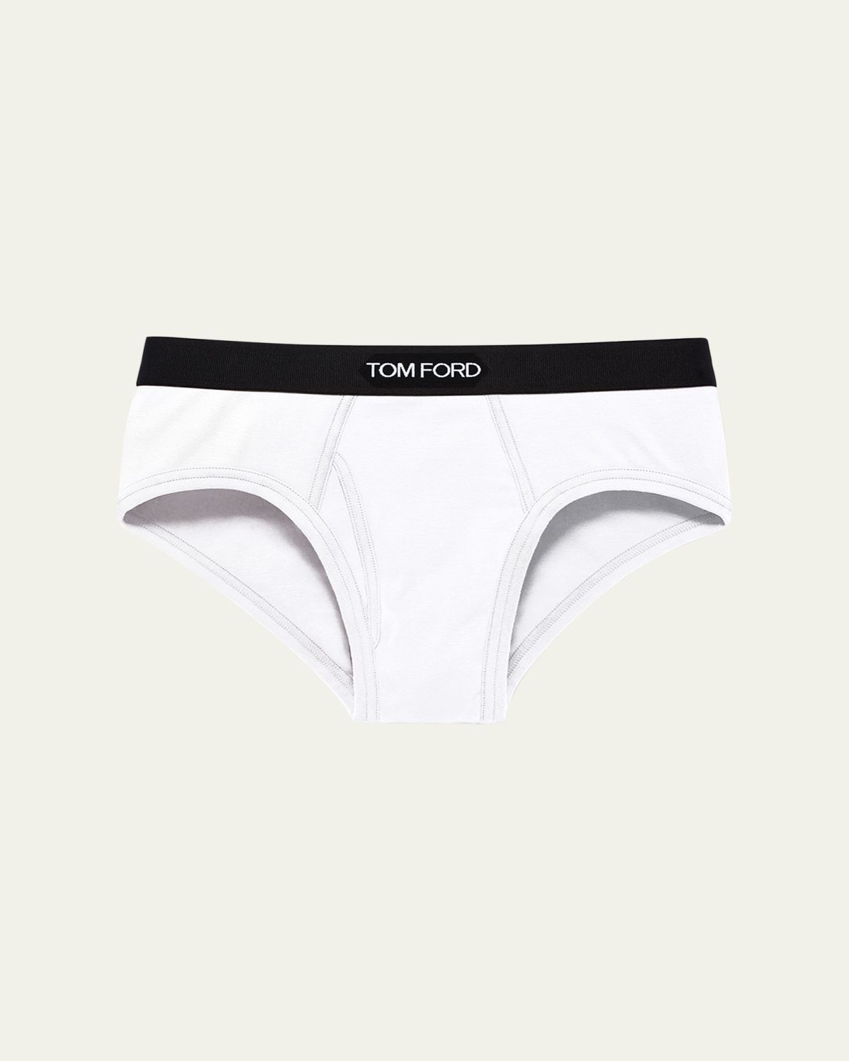 TOM FORD Men's Jacquard Logo Cotton Briefs