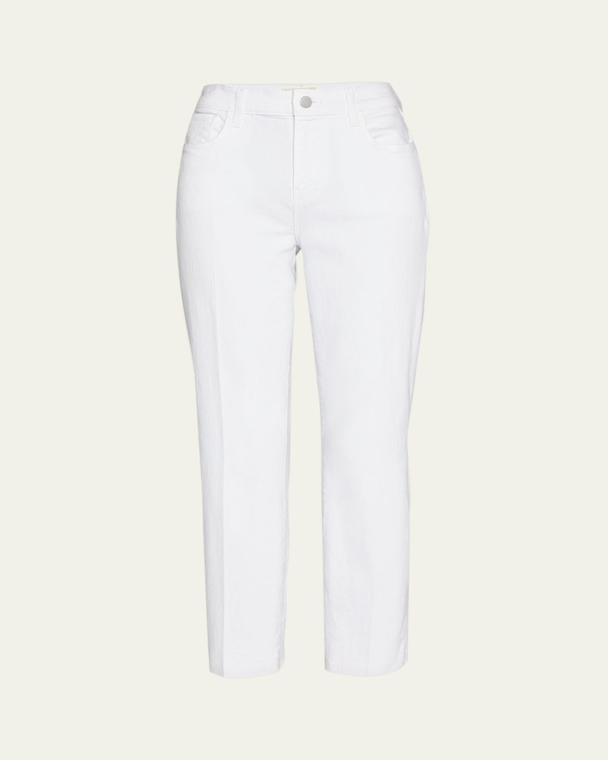 L'Agence Sada Slim Straight-Leg Cropped Jeans | Thumbnail 6