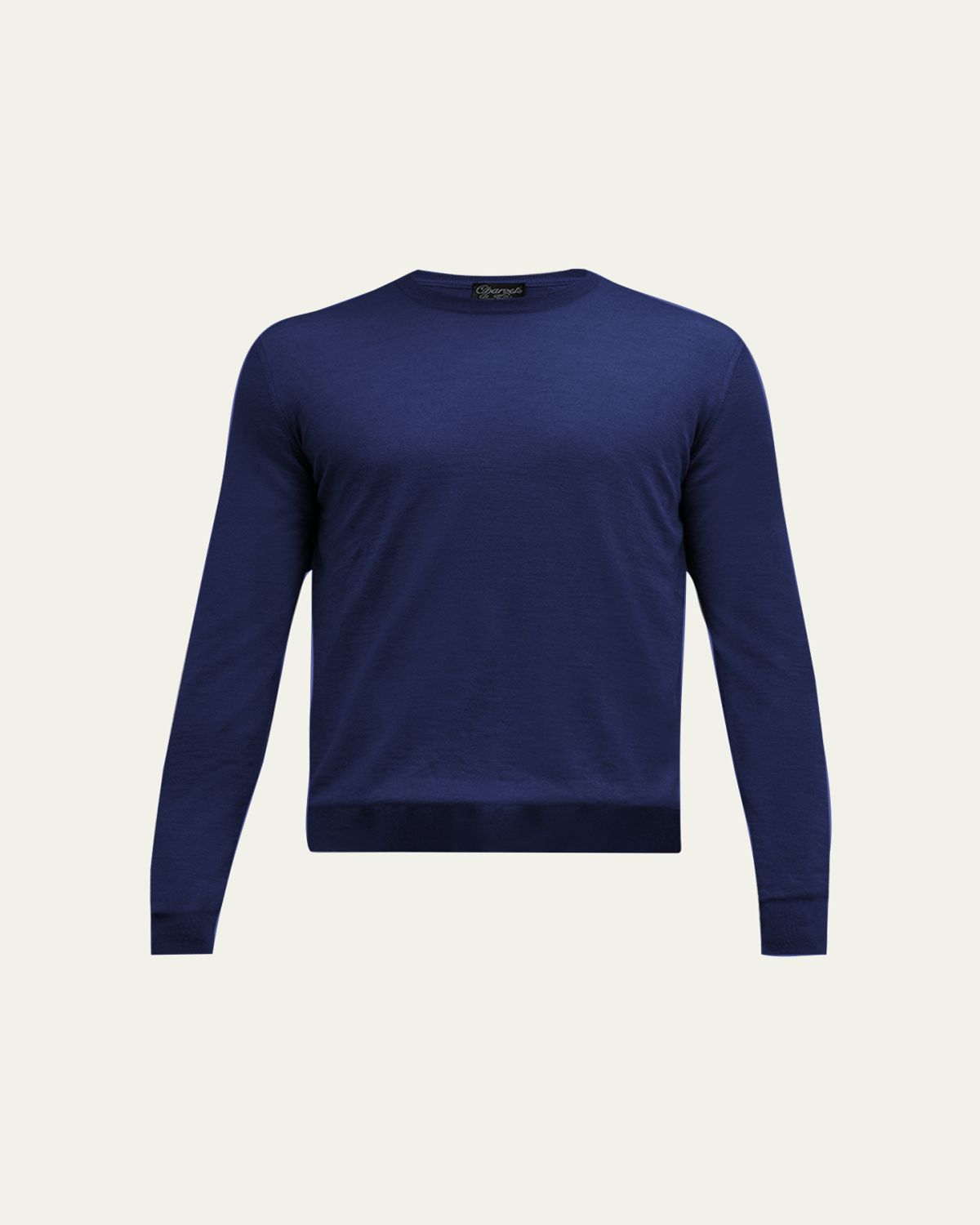 Charvet Men's Solid Cashmere-Silk Crewneck Sweater