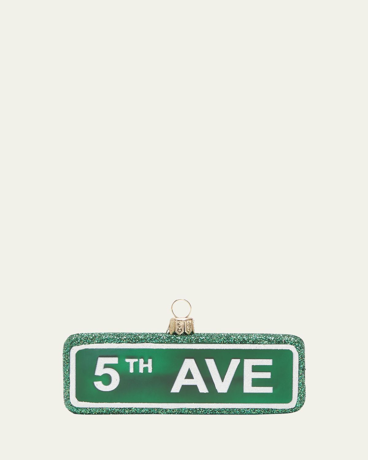 Exclusive 5Th Ave Sign Christmas Ornament
