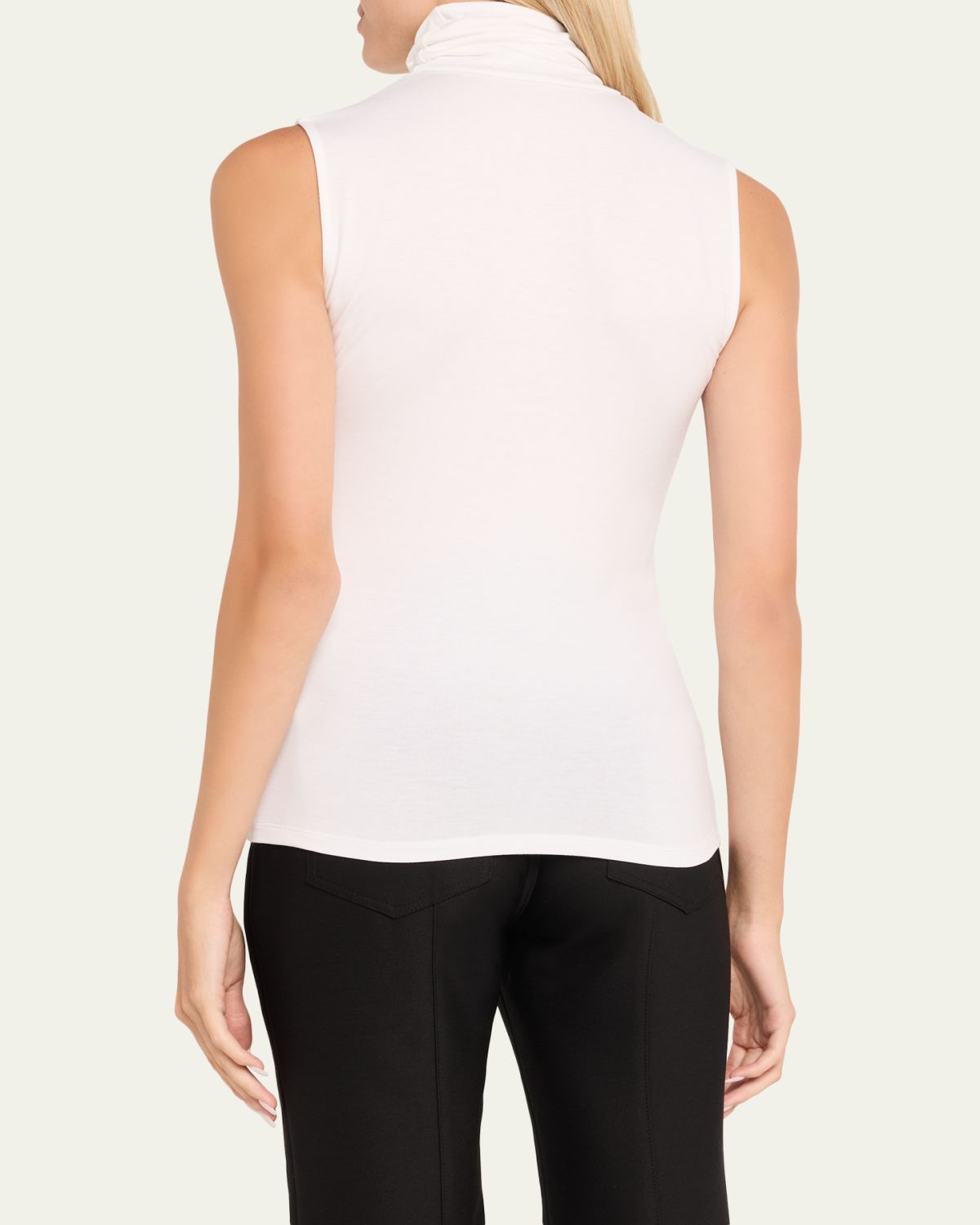 Majestic Filatures Soft Touch Viscose Sleeveless Turtleneck Top | Thumbnail 3 Majestic Filatures Soft Touch Viscose Sleeveless Turtleneck Top | Thumbnail 3