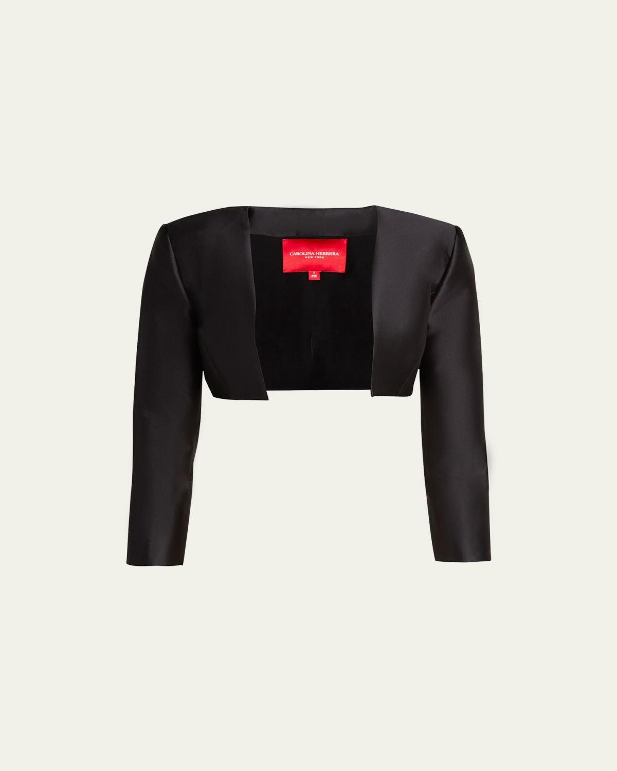 Carolina Herrera Icon Mikado Bolero Jacket | Thumbnail 4 Carolina Herrera Icon Mikado Bolero Jacket | Thumbnail 4