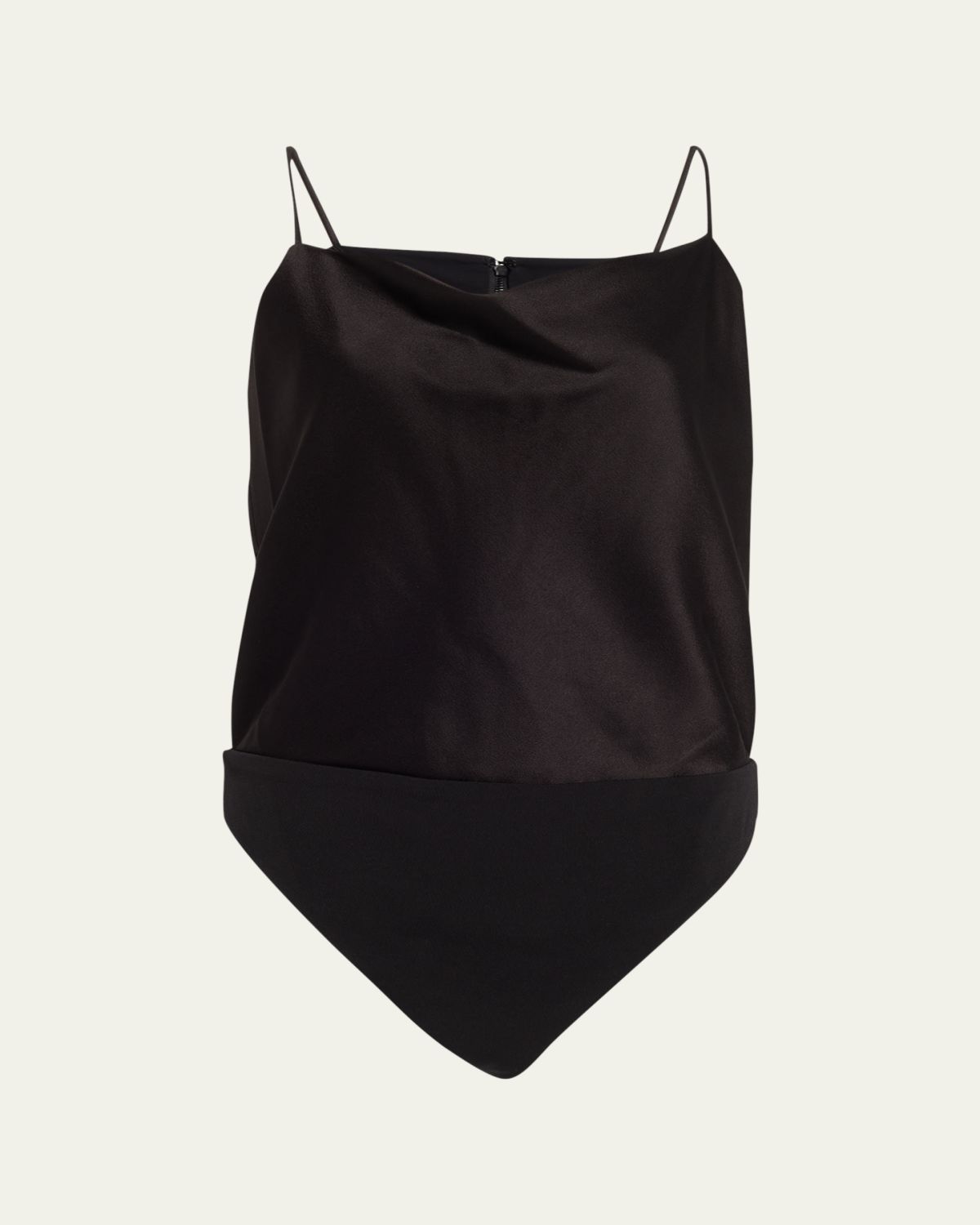 ALICE + OLIVIA Harmon Satin Bodysuit | Thumbnail 5