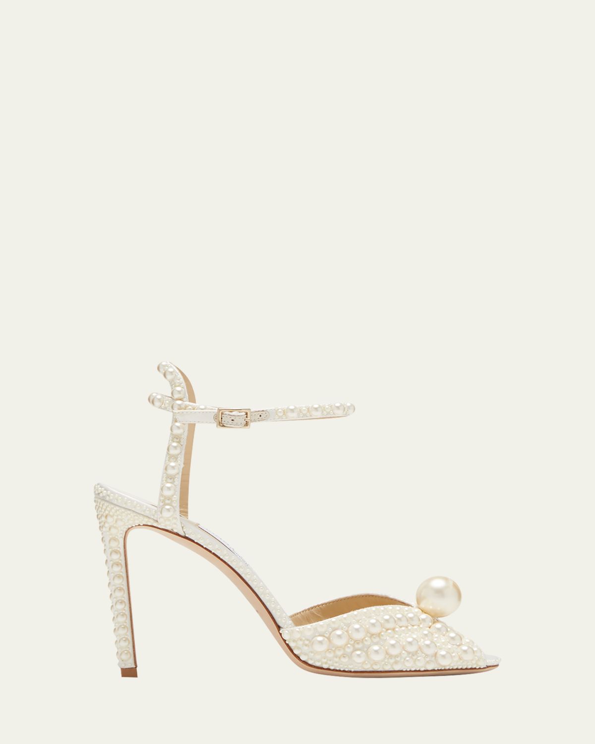 Jimmy Choo Sacora Faux Pearl Sandals