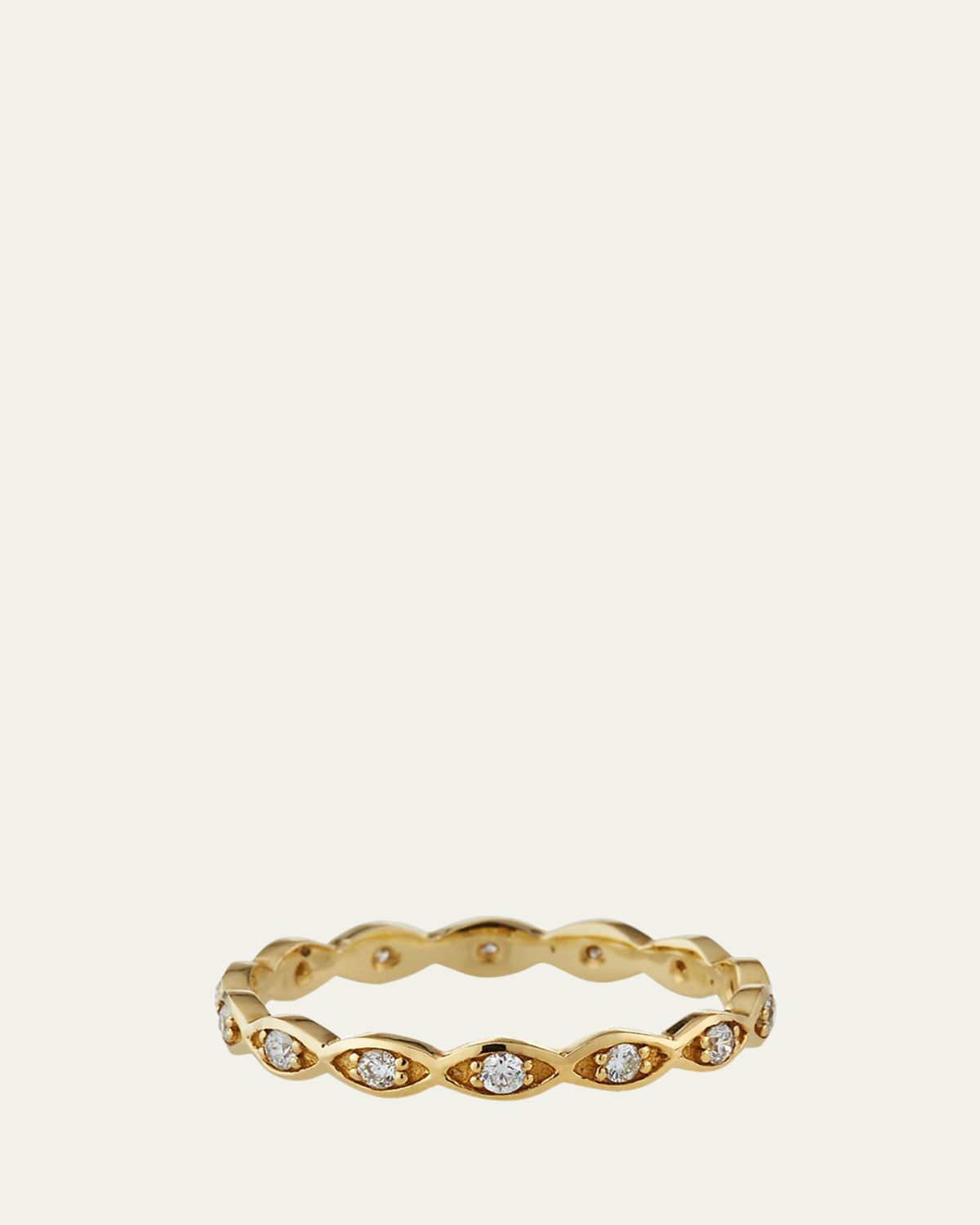 Sydney Evan 14k Diamond Evil Eye Ring