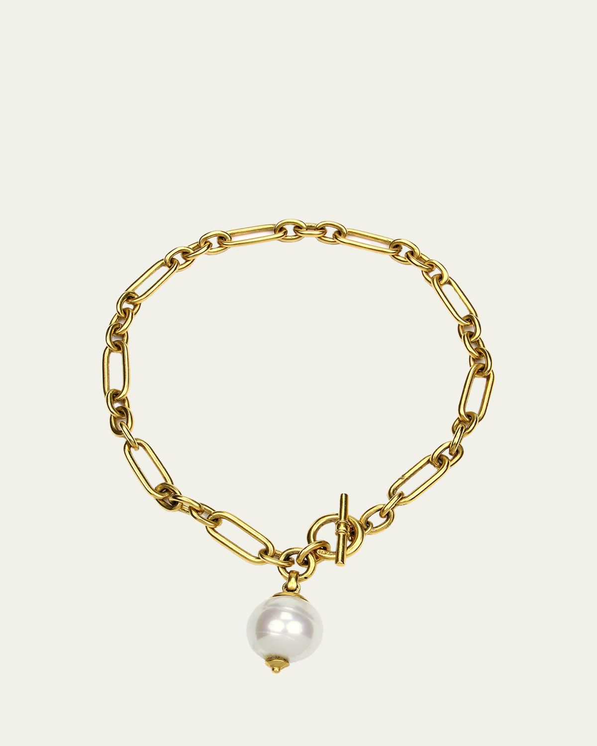 Ben-Amun Pearly Chain-Link Short Necklace | Thumbnail 3