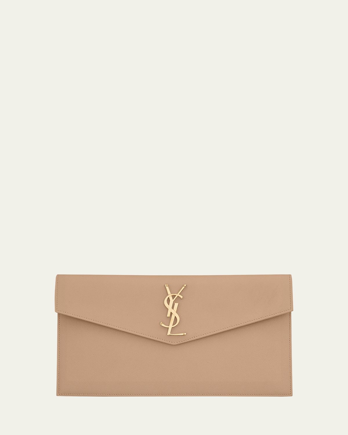 Saint Laurent Uptown YSL Pouch in Grained Leather | Thumbnail 6