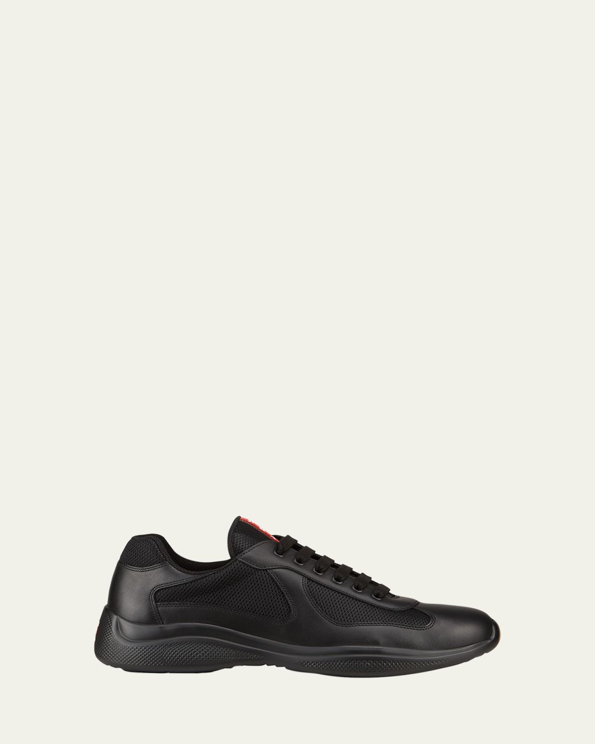 Prada Men's Americas Cup Leather Trainer Sneakers
