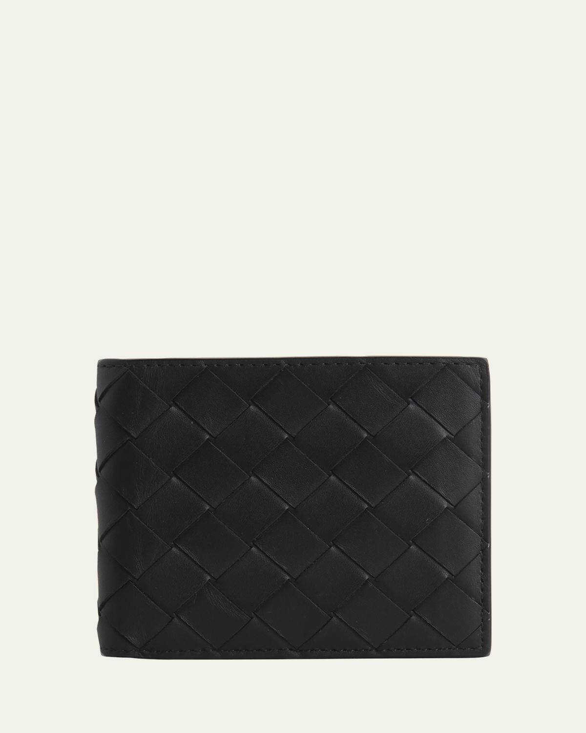 Bottega Veneta Men's Intrecciato Leather Bifold Wallet