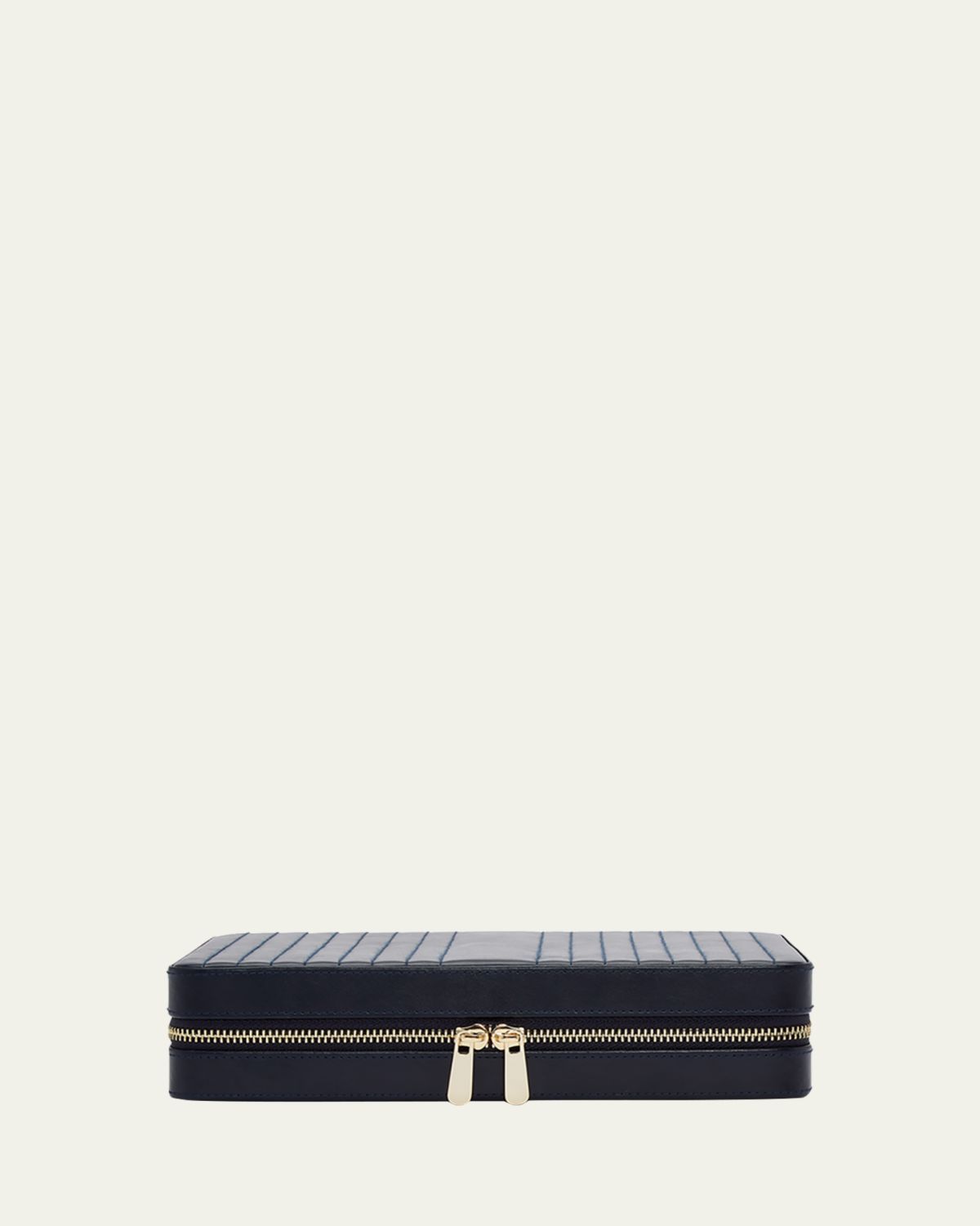 WOLF Maria Large Quilted Zip Jewelry Case