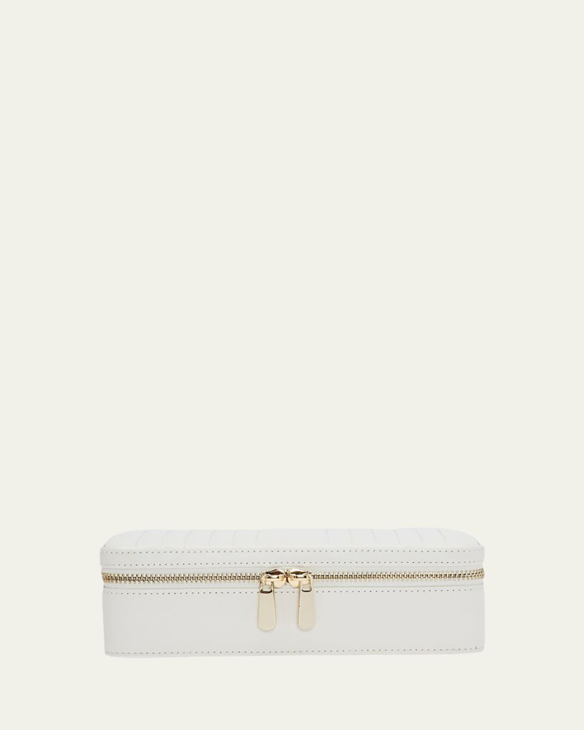 WOLF Maria Rectangle Quilted Zip Jewelry Case