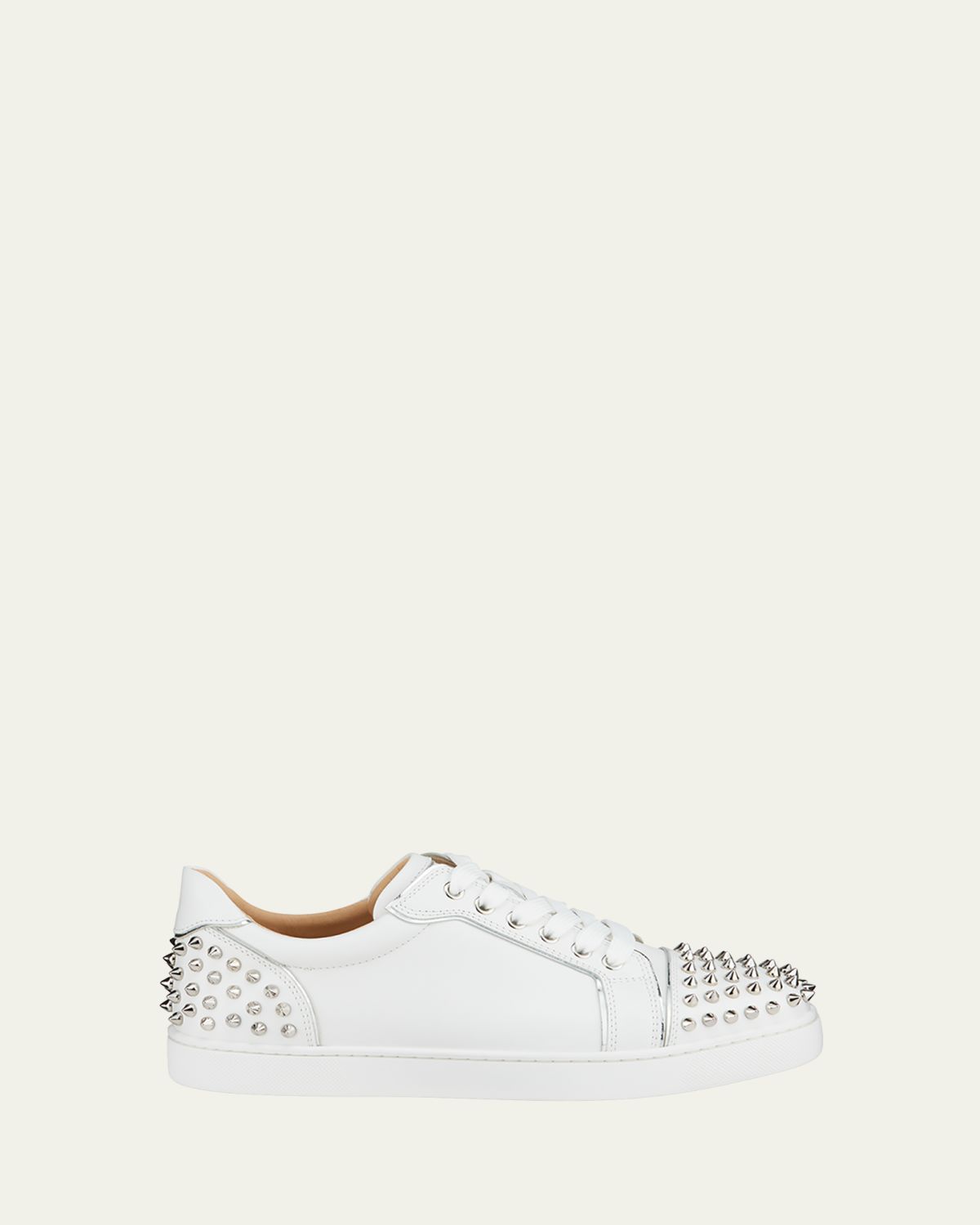 Christian Louboutin Viera 2 Spikes Leather Low-Top Sneakers