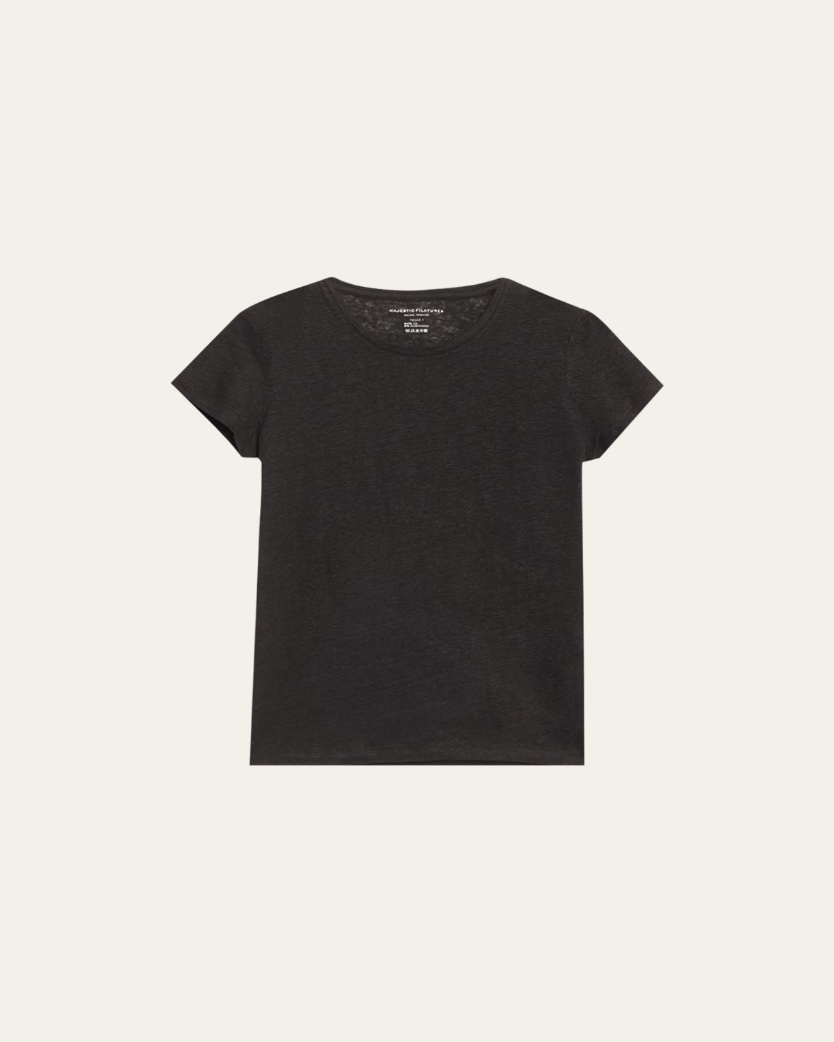 Majestic Filatures Stretch Linen Crewneck Tee | Thumbnail 6