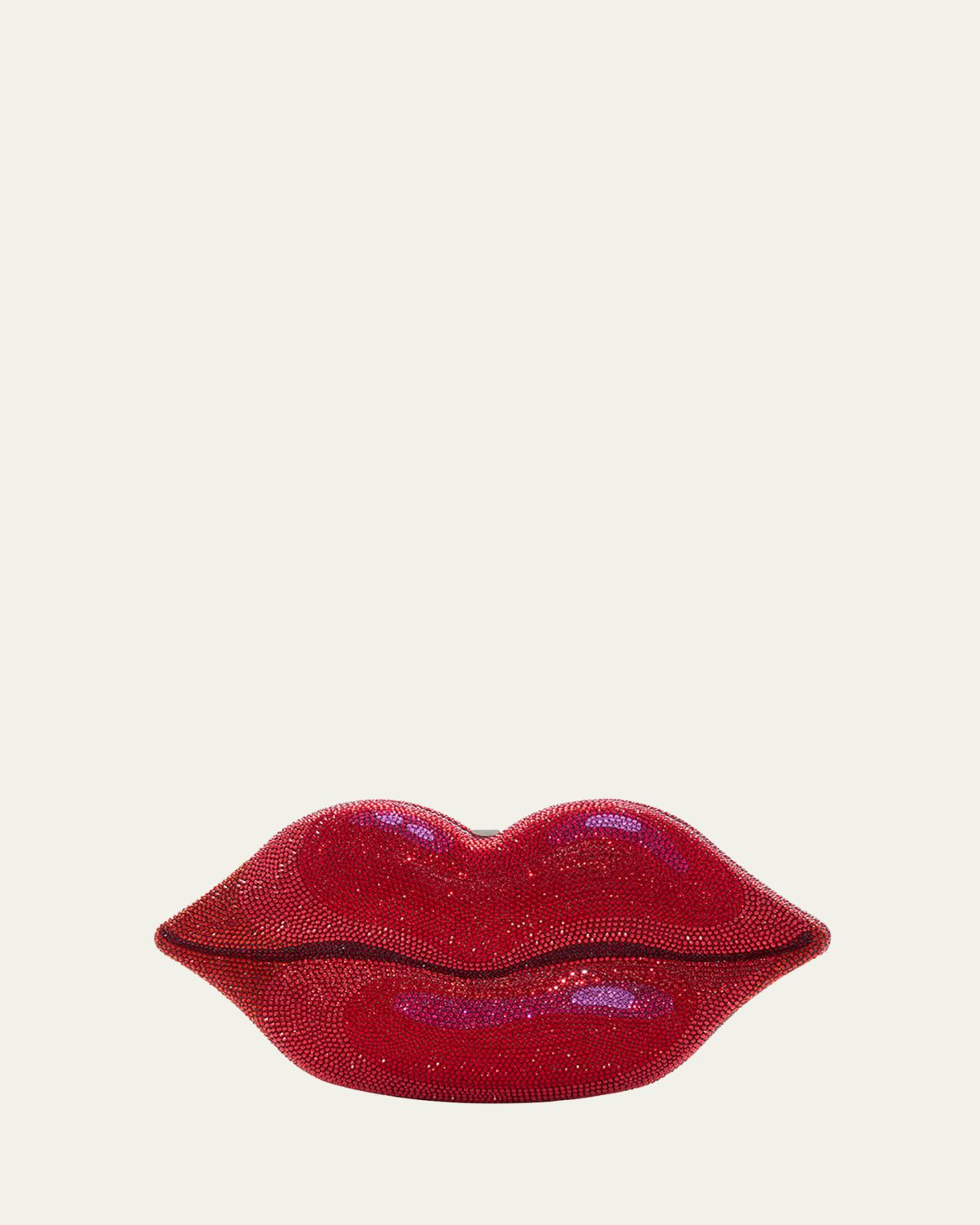 Judith Leiber Couture Hot Lips Crystal Clutch Bag