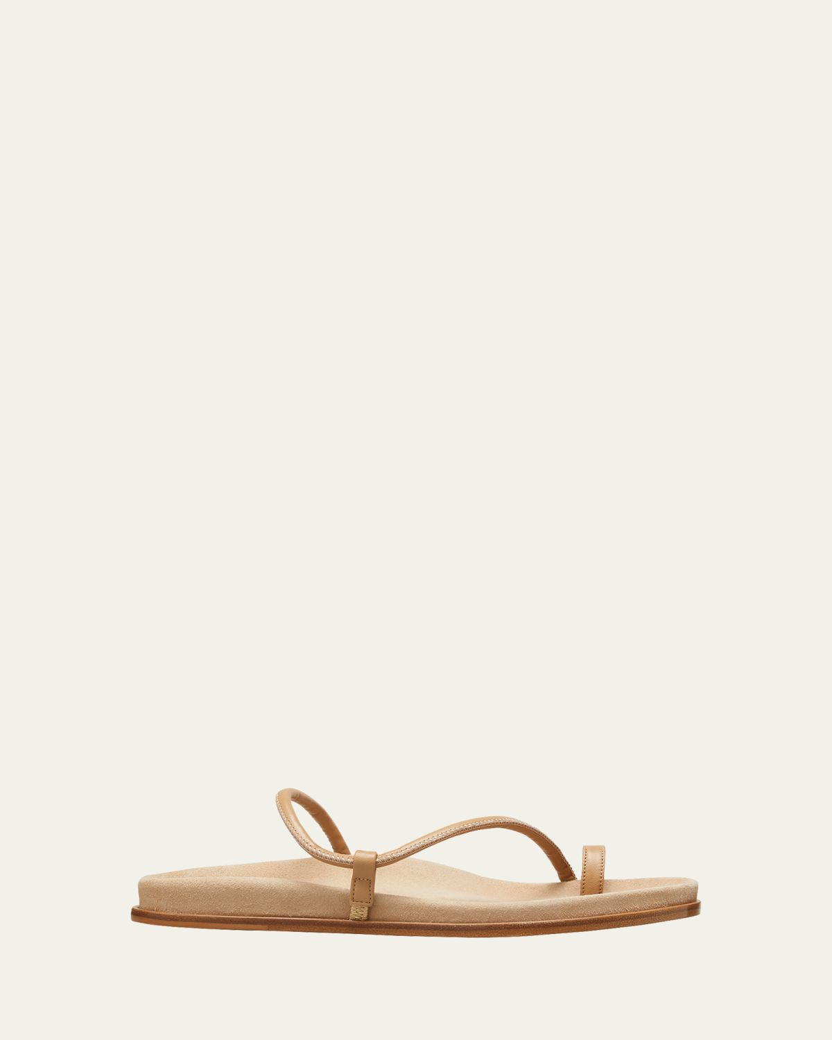 Emme Parsons Bari Naked Toe Ring Sandals