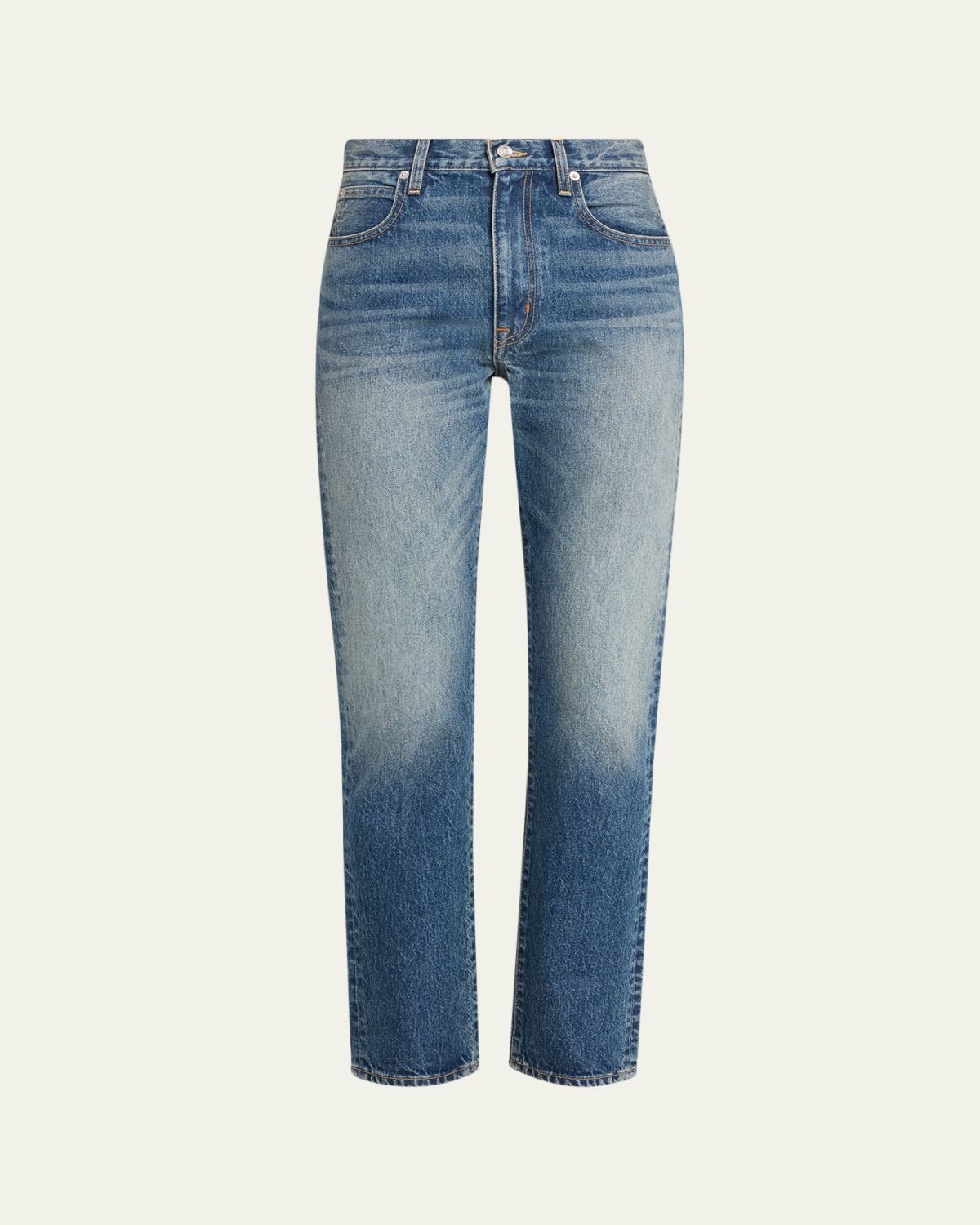 SLVRLAKE Hero Straight-Leg Ankle Jeans