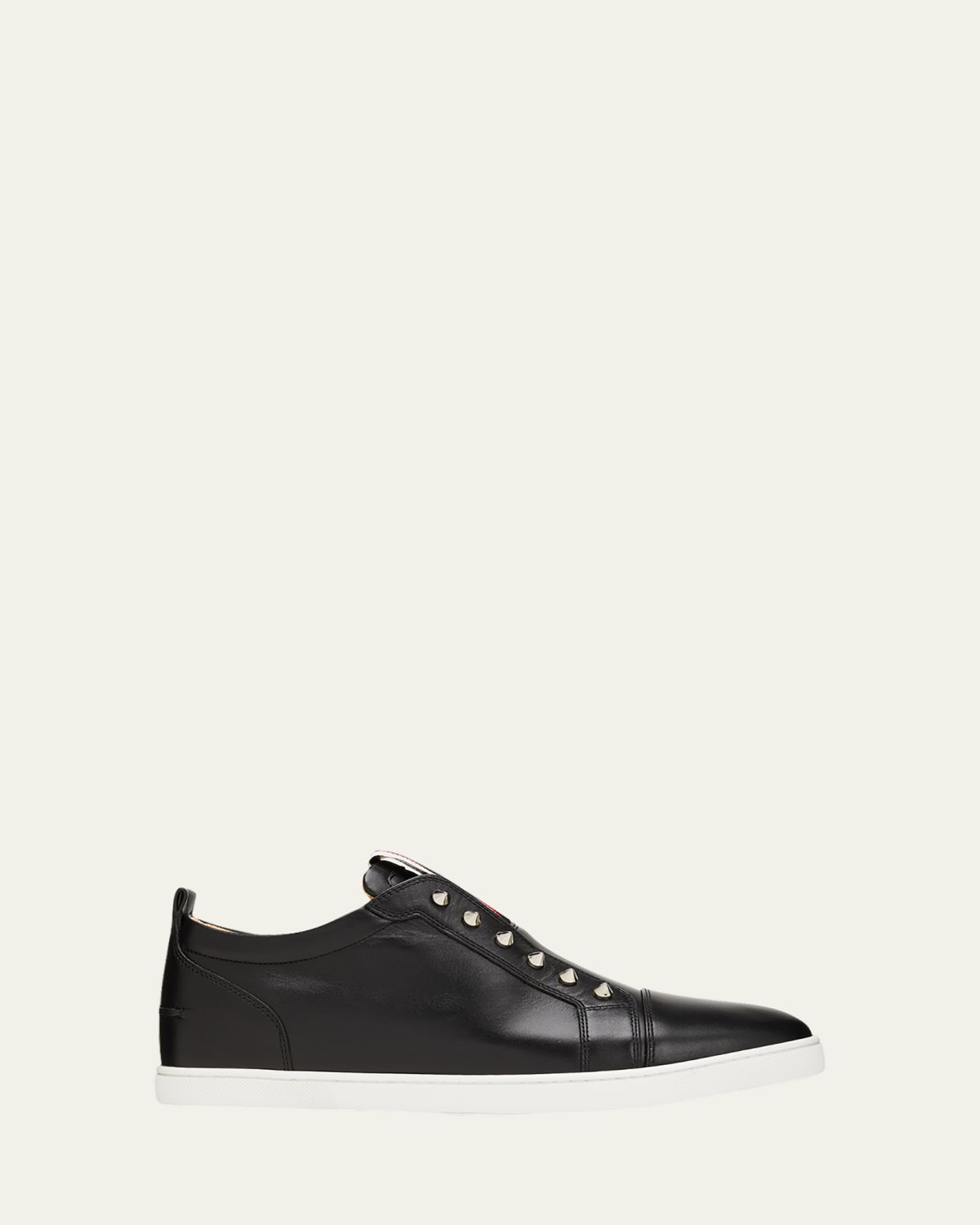 Christian Louboutin Men's F. A.V. Fique A Vontade Spiked Leather Slip-On Sneakers | Thumbnail 6 Christian Louboutin Men's F. A.V. Fique A Vontade Spiked Leather Slip-On Sneakers | Thumbnail 6