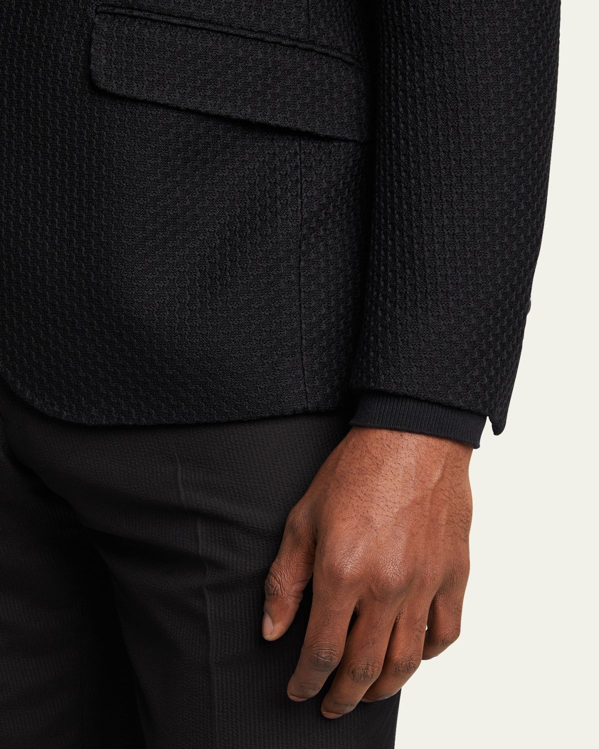 Etro Men's Basic Knit Blazer | Thumbnail 9
