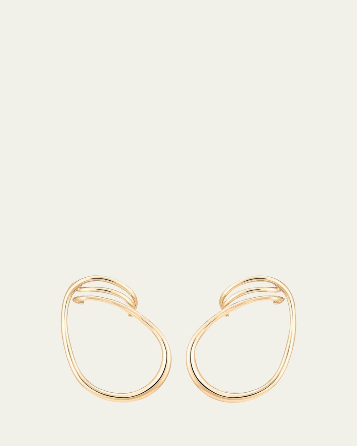 Charlotte Chesnais Maxi Round Trip Earrings