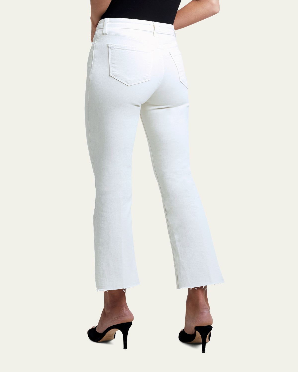 L'Agence Kendra High-Rise Crop Flare Jeans | Thumbnail 3 L'Agence Kendra High-Rise Crop Flare Jeans | Thumbnail 3