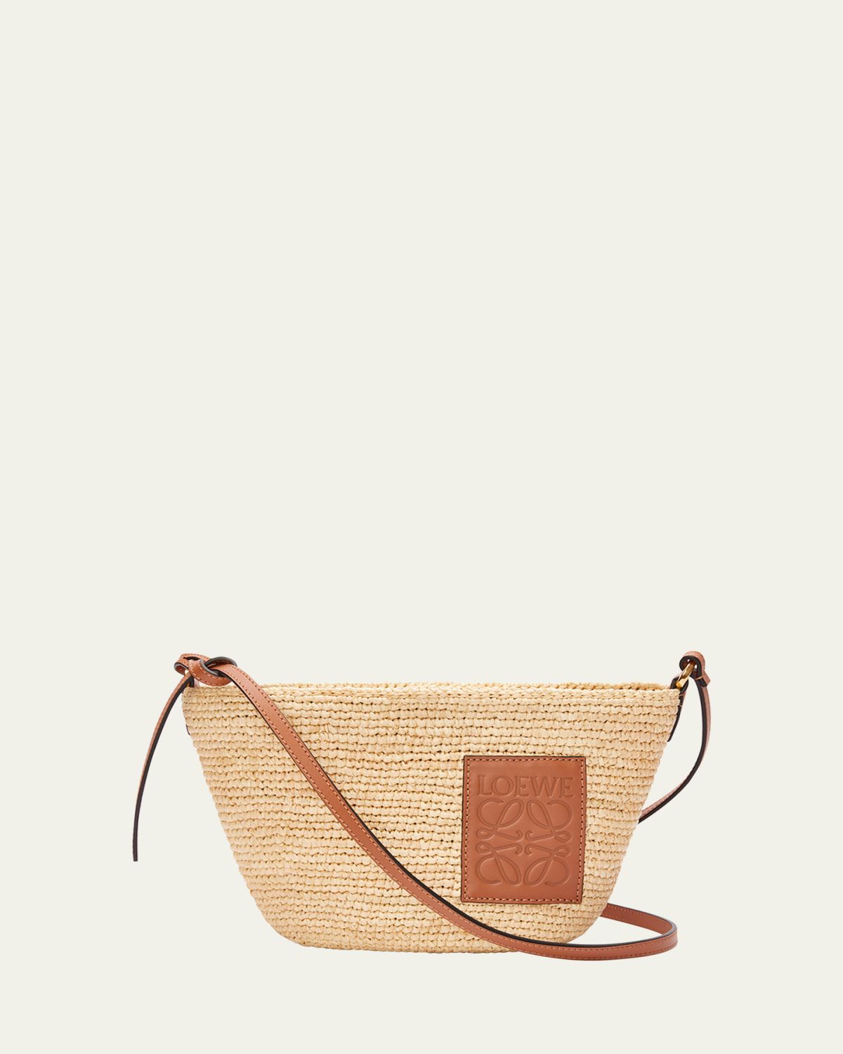 Loewe x Paula 's Ibiza Pochette Medium Raffia Crossbody Bag