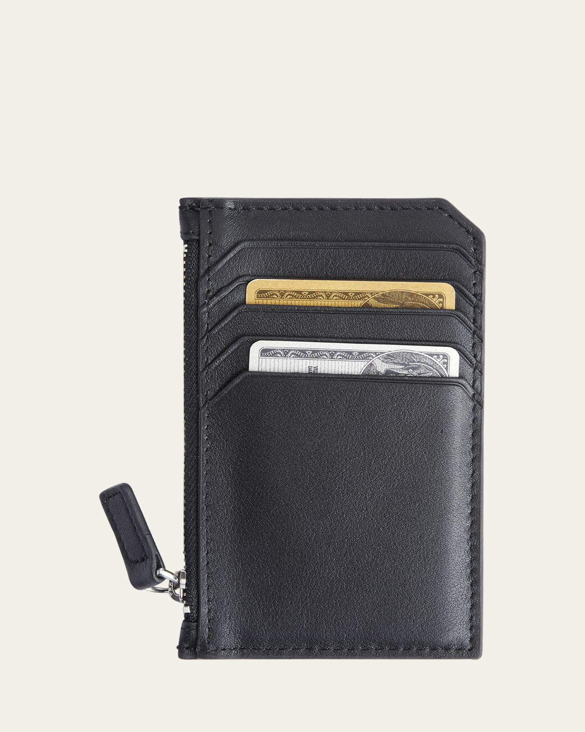 ROYCE New York Monogrammed Zippered Leather Credit Card Case, Personalized | Thumbnail 4 ROYCE New York Monogrammed Zippered Leather Credit Card Case, Personalized | Thumbnail 4