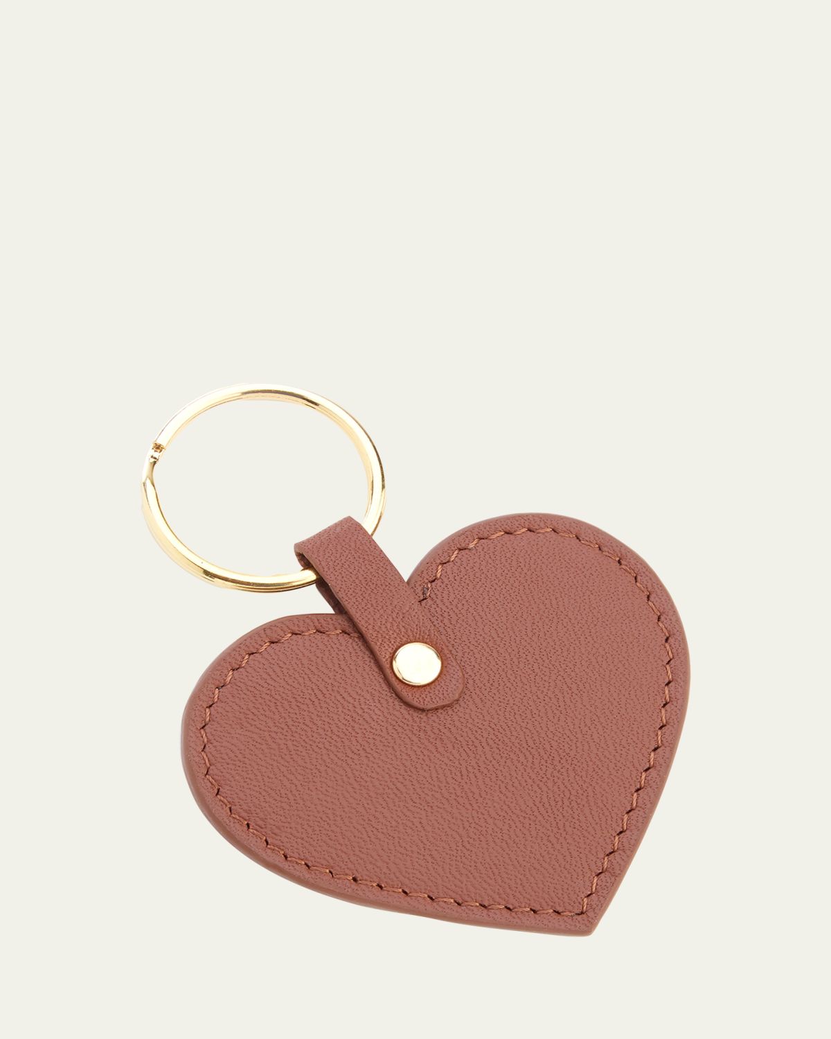 ROYCE New York Monogrammed Leather Heart-Shaped Key Chain, Personalized | Thumbnail 3 ROYCE New York Monogrammed Leather Heart-Shaped Key Chain, Personalized | Thumbnail 3