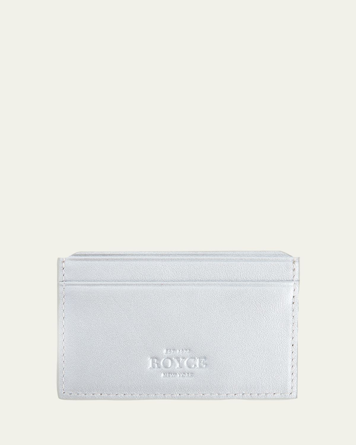 ROYCE New York Monogrammed RFID Blocking Leather Card Wallet, Personalized | Thumbnail 3 ROYCE New York Monogrammed RFID Blocking Leather Card Wallet, Personalized | Thumbnail 3
