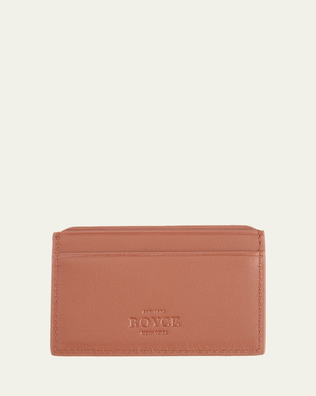 ROYCE New York Monogrammed RFID Blocking Leather Card Wallet, Personalized | Thumbnail 3 ROYCE New York Monogrammed RFID Blocking Leather Card Wallet, Personalized | Thumbnail 3
