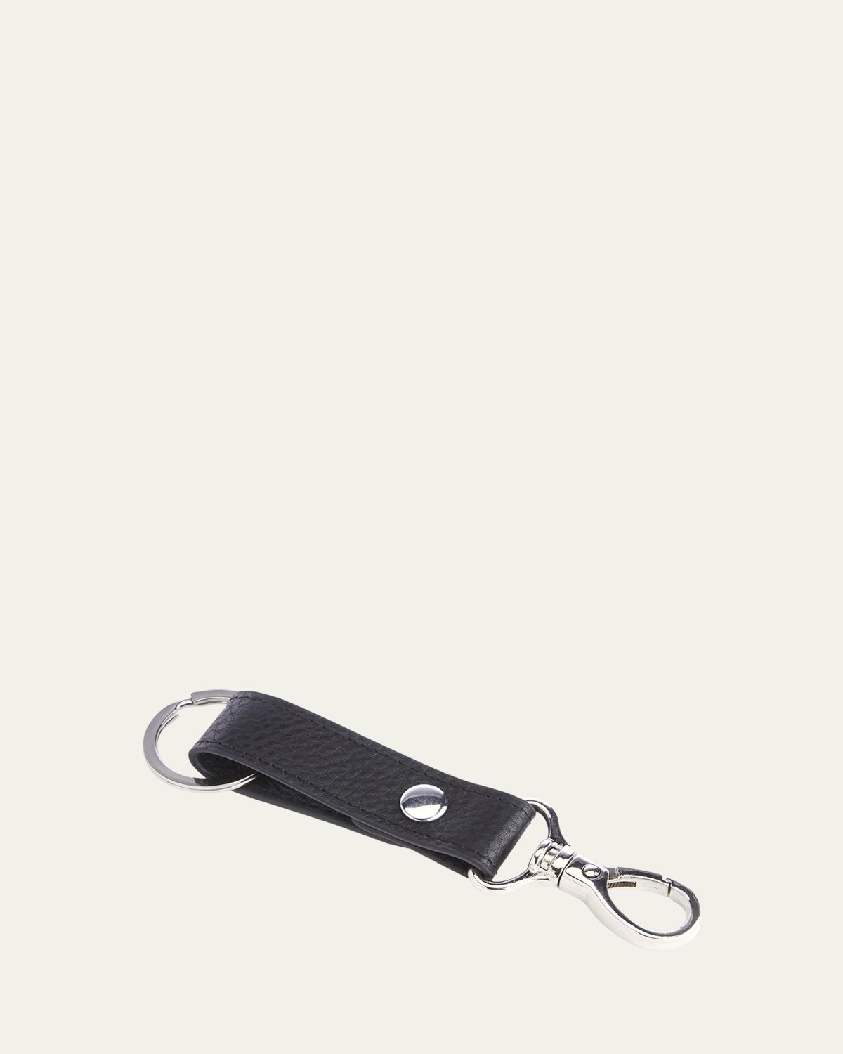 ROYCE New York Monogrammed Leather Valet Key Chain, Personalized | Thumbnail 3