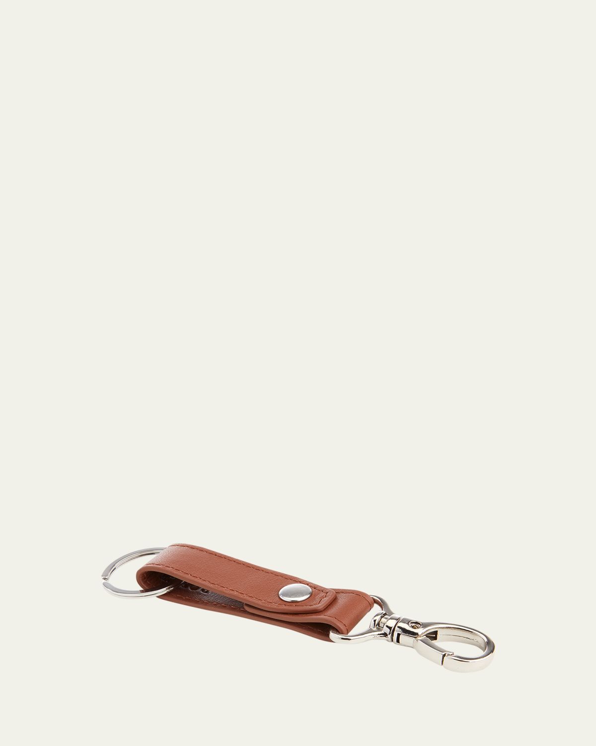 ROYCE New York Monogrammed Leather Valet Key Chain, Personalized | Thumbnail 3