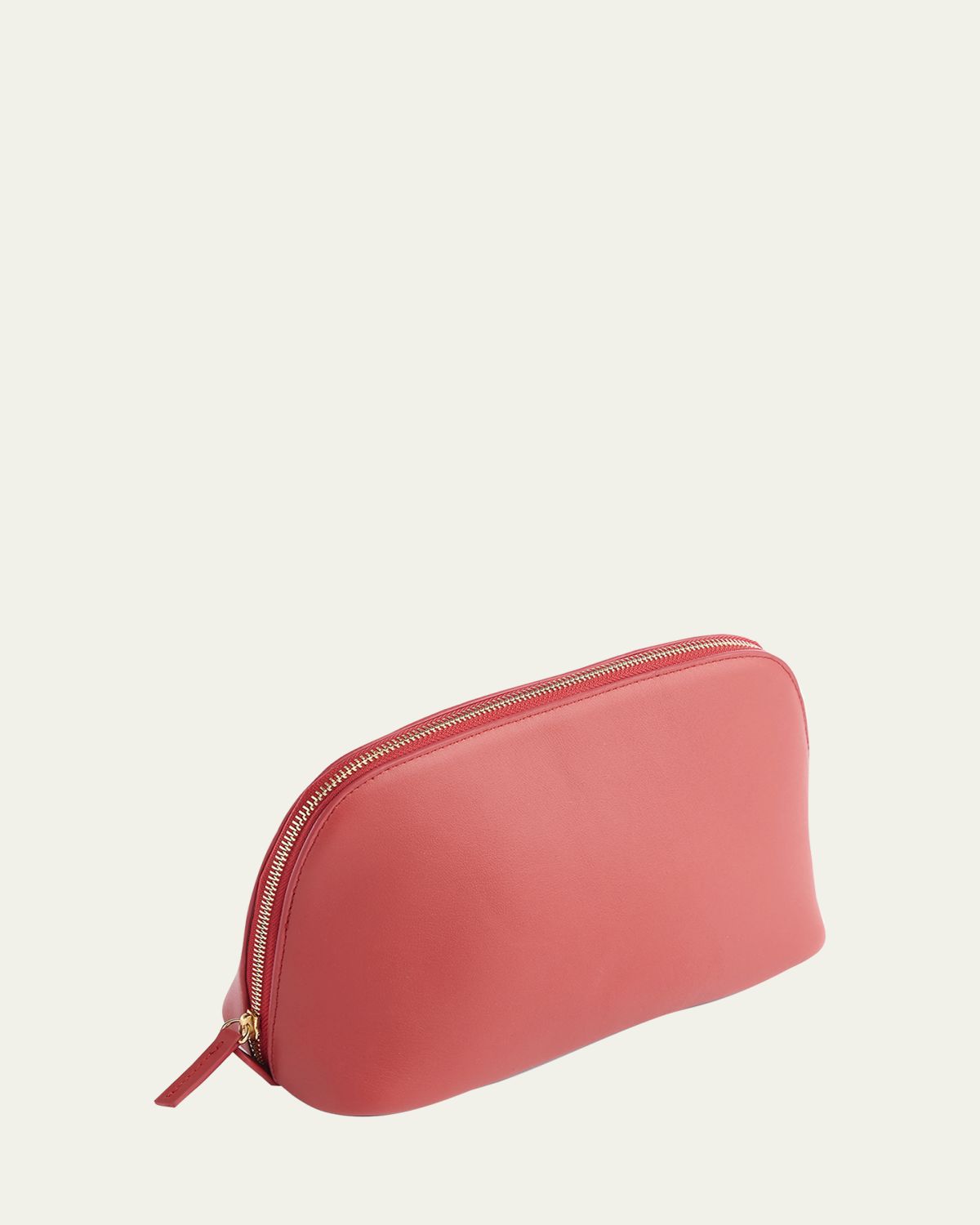 ROYCE New York Monogrammed Large Leather Cosmetic Bag