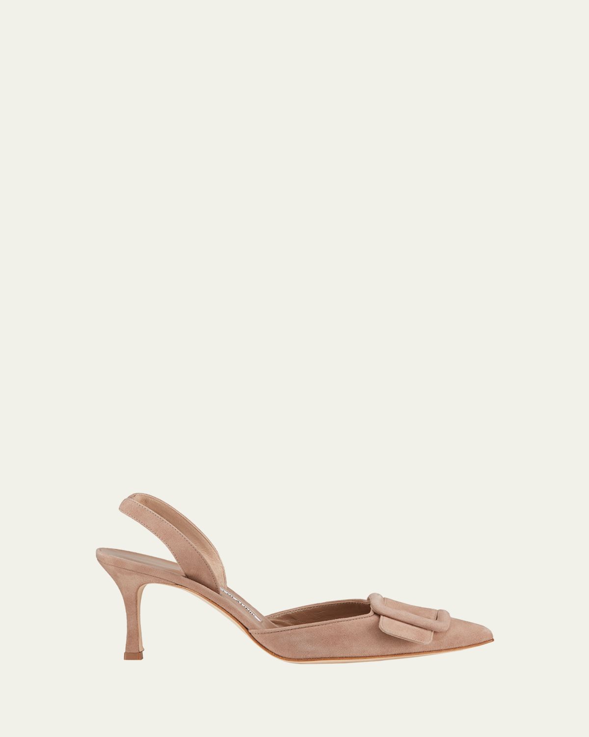 Manolo Blahnik Maysli Suede Buckle Slingback Pumps | Thumbnail 5 Manolo Blahnik Maysli Suede Buckle Slingback Pumps | Thumbnail 5