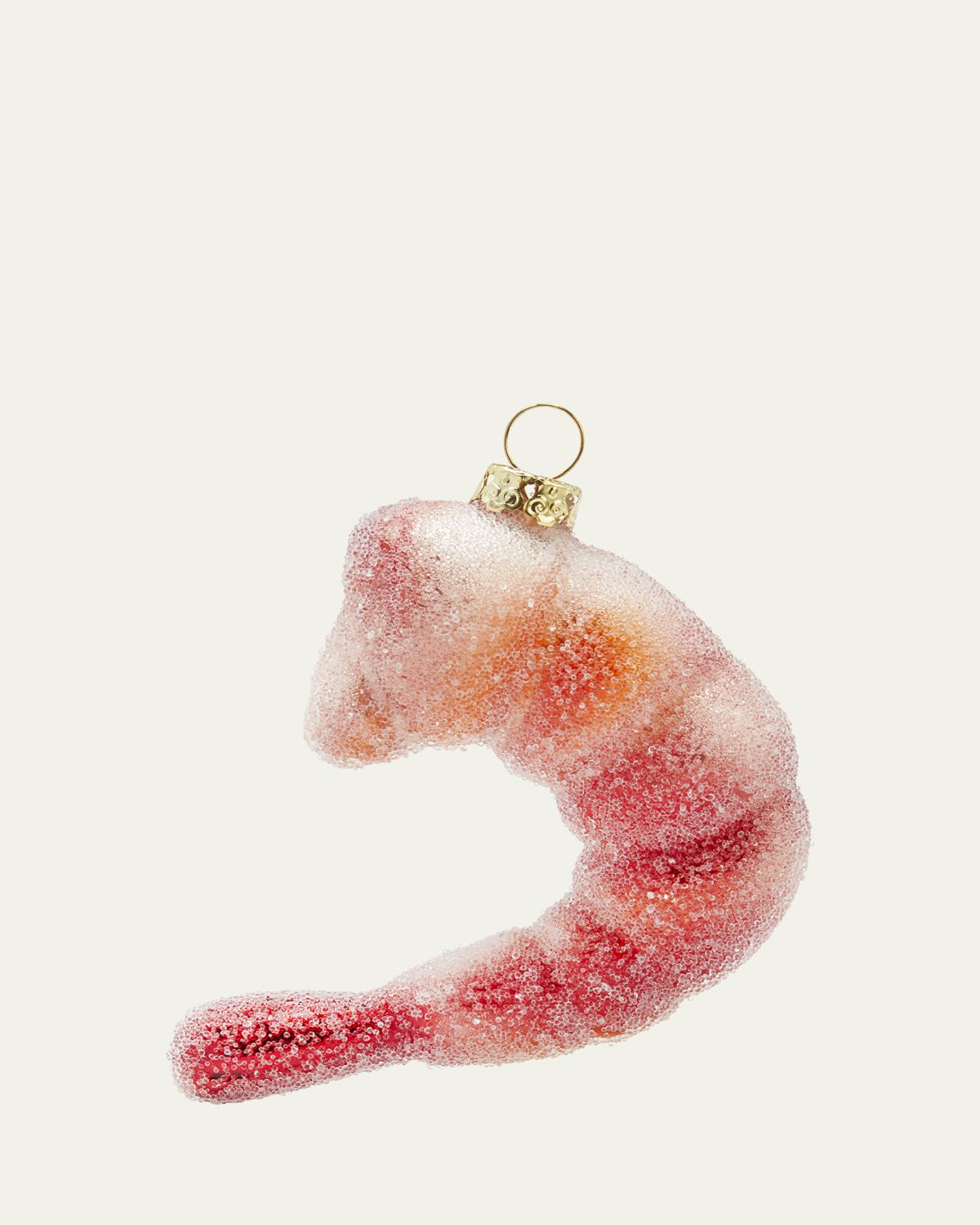 Cody Foster & Co Cocktail Shrimp Glass Ornament