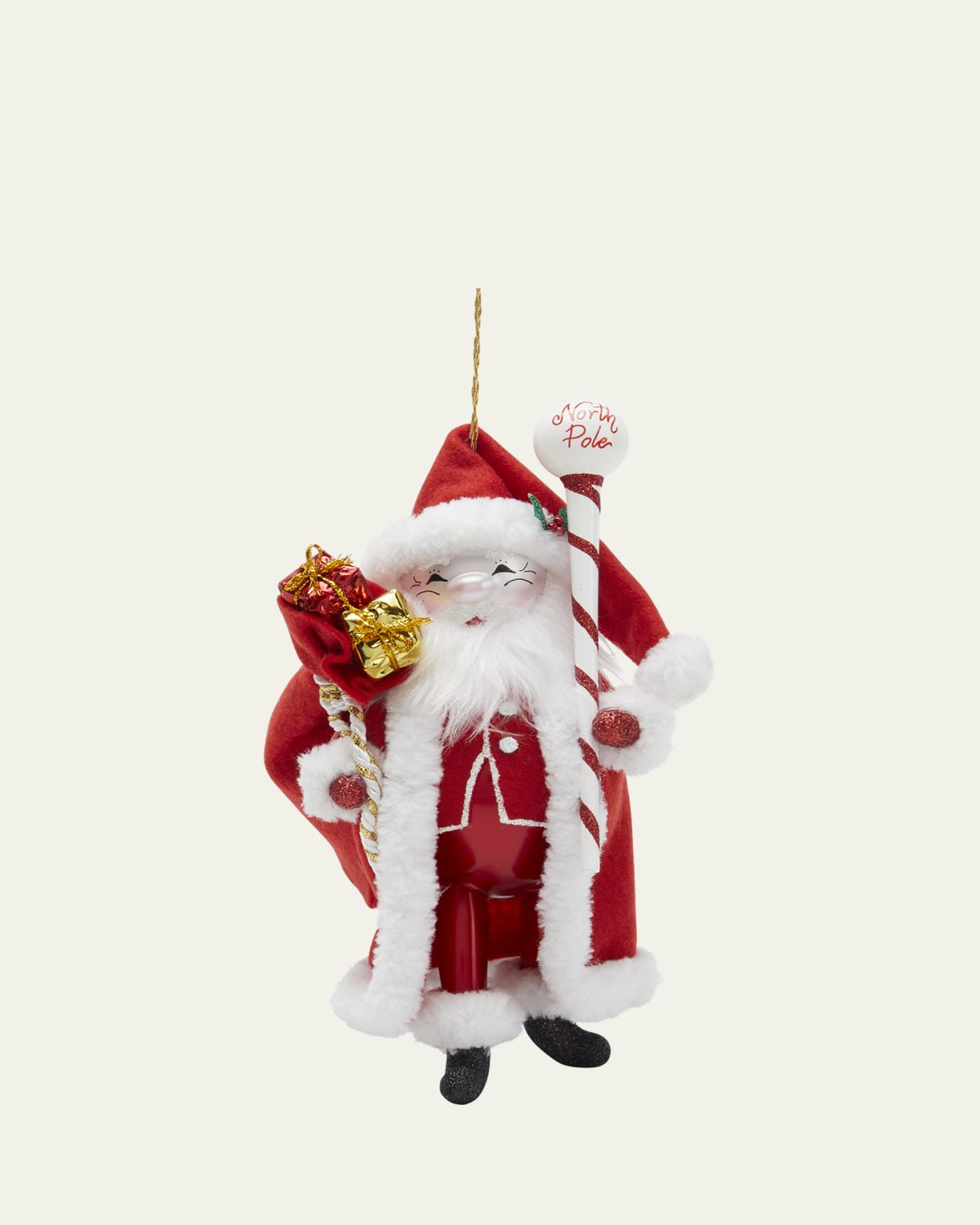 De Carlini North Pole Santa Ornament
