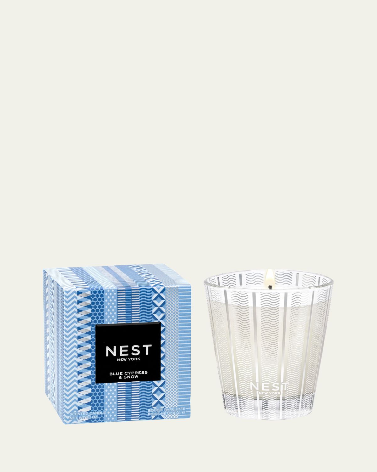 NEST New York Blue Cypress & Snow Classic Candle, 8 oz.