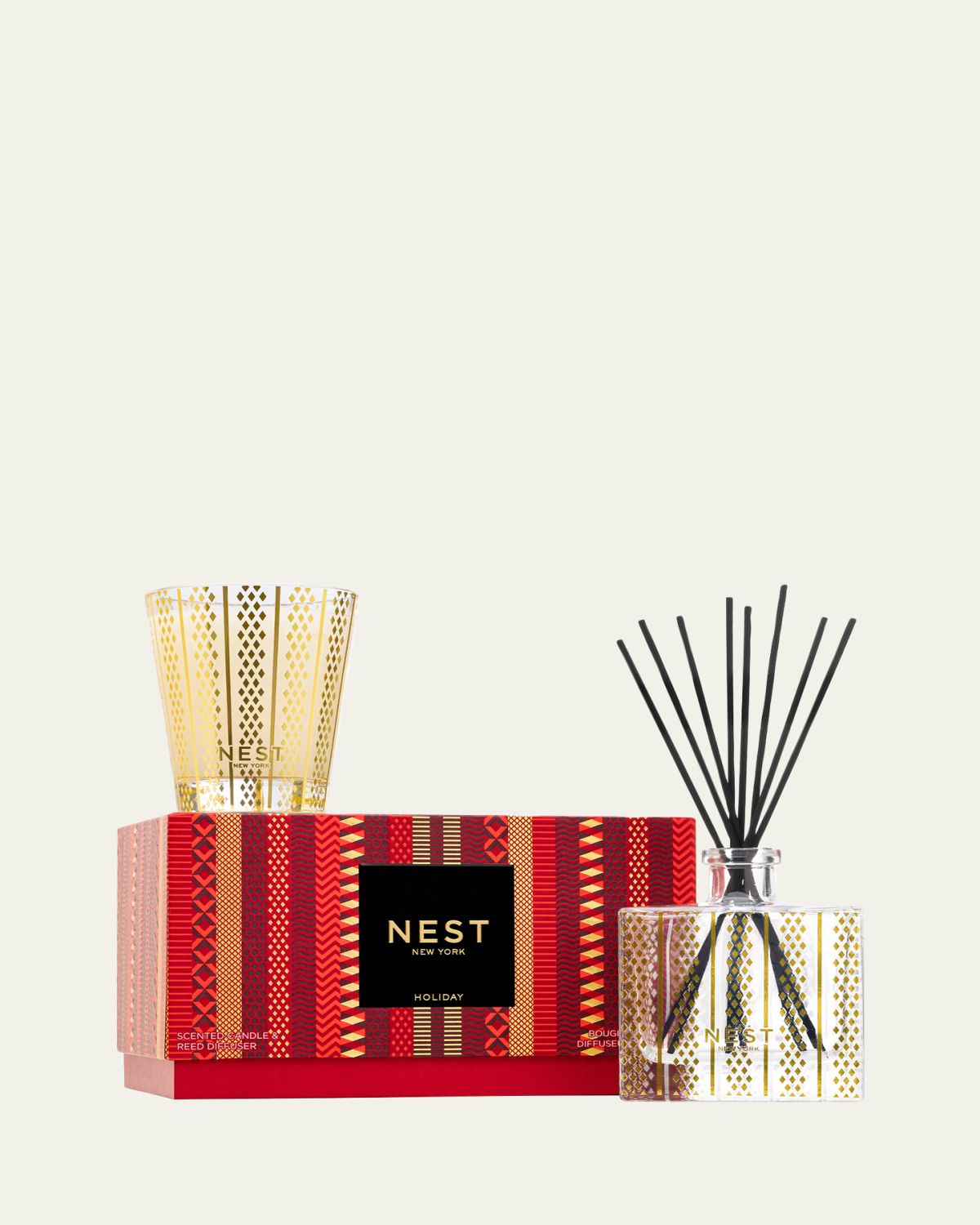 NEST New York Holiday Classic Candle & Diffuser Set