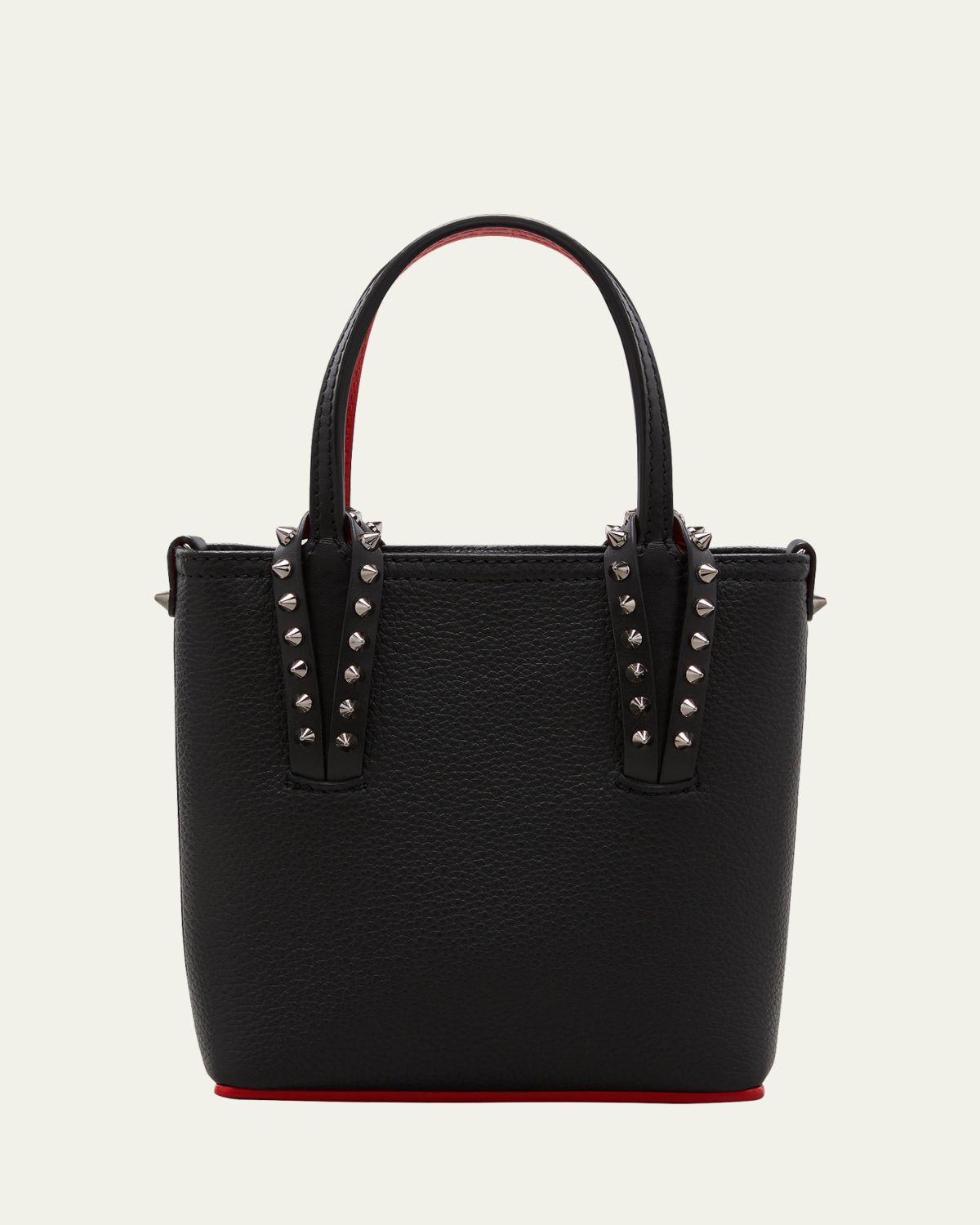 Christian Louboutin Cabata N/S Mini Tote in Grained Leather