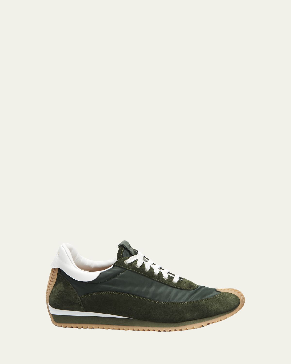 Loewe Flow Runner Suede and Leather Sneakers