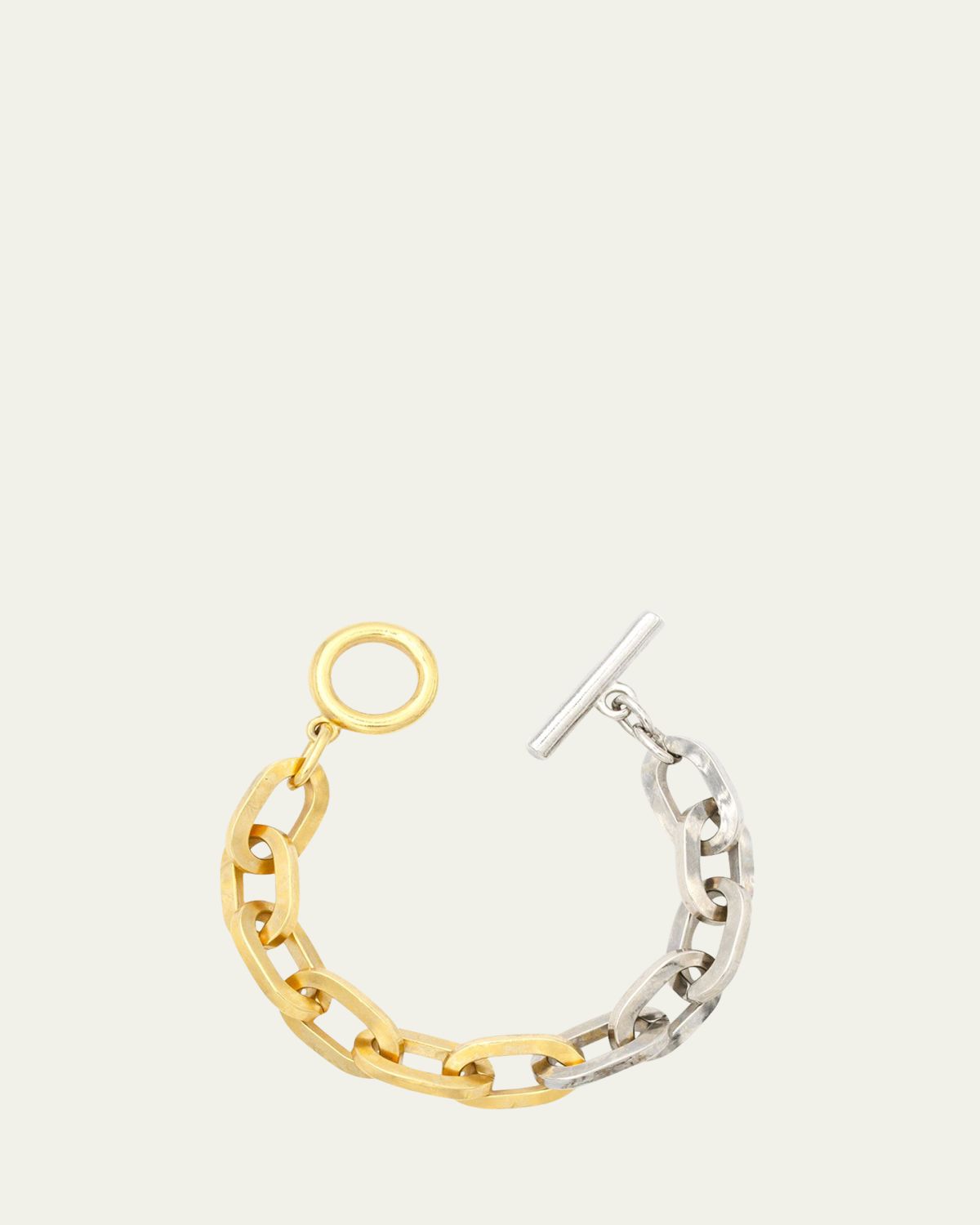 Ben-Amun Two-Tone Link Bracelet, 0.5"W | Thumbnail 3