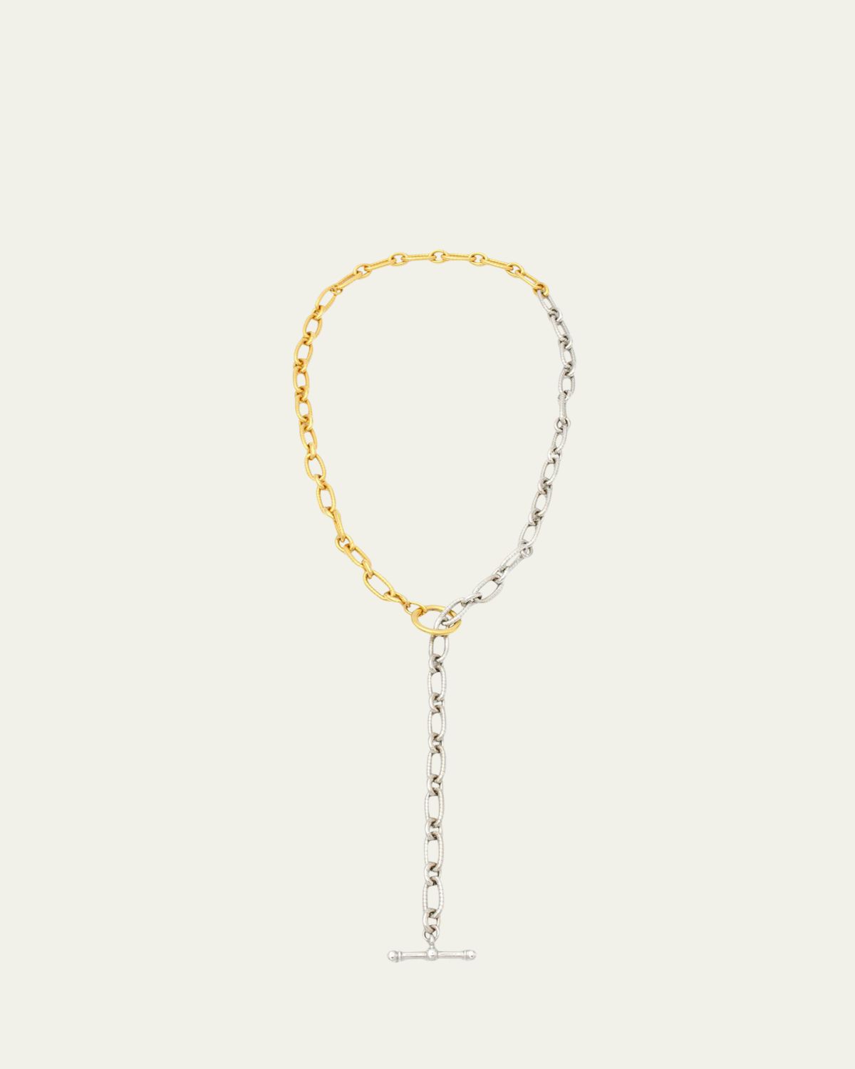 Ben-Amun Long Two-Tone Textured Necklace | Thumbnail 6