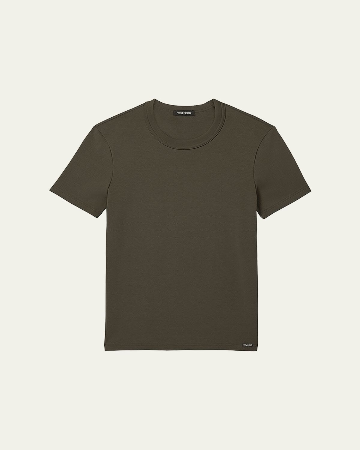 TOM FORD Men's Solid Stretch Jersey T-Shirt | Thumbnail 3