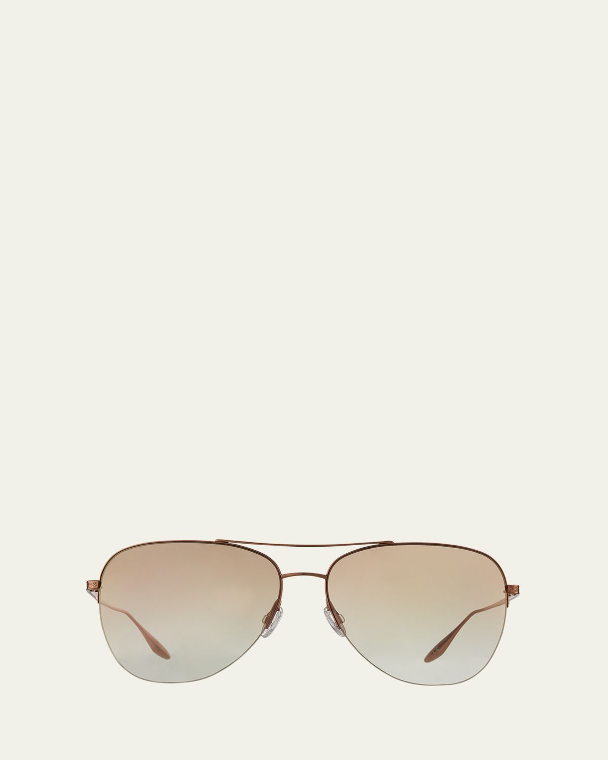 Barton Perreira Chevalier Semi-Rimless Metal Aviator Sunglasses | Thumbnail 8
