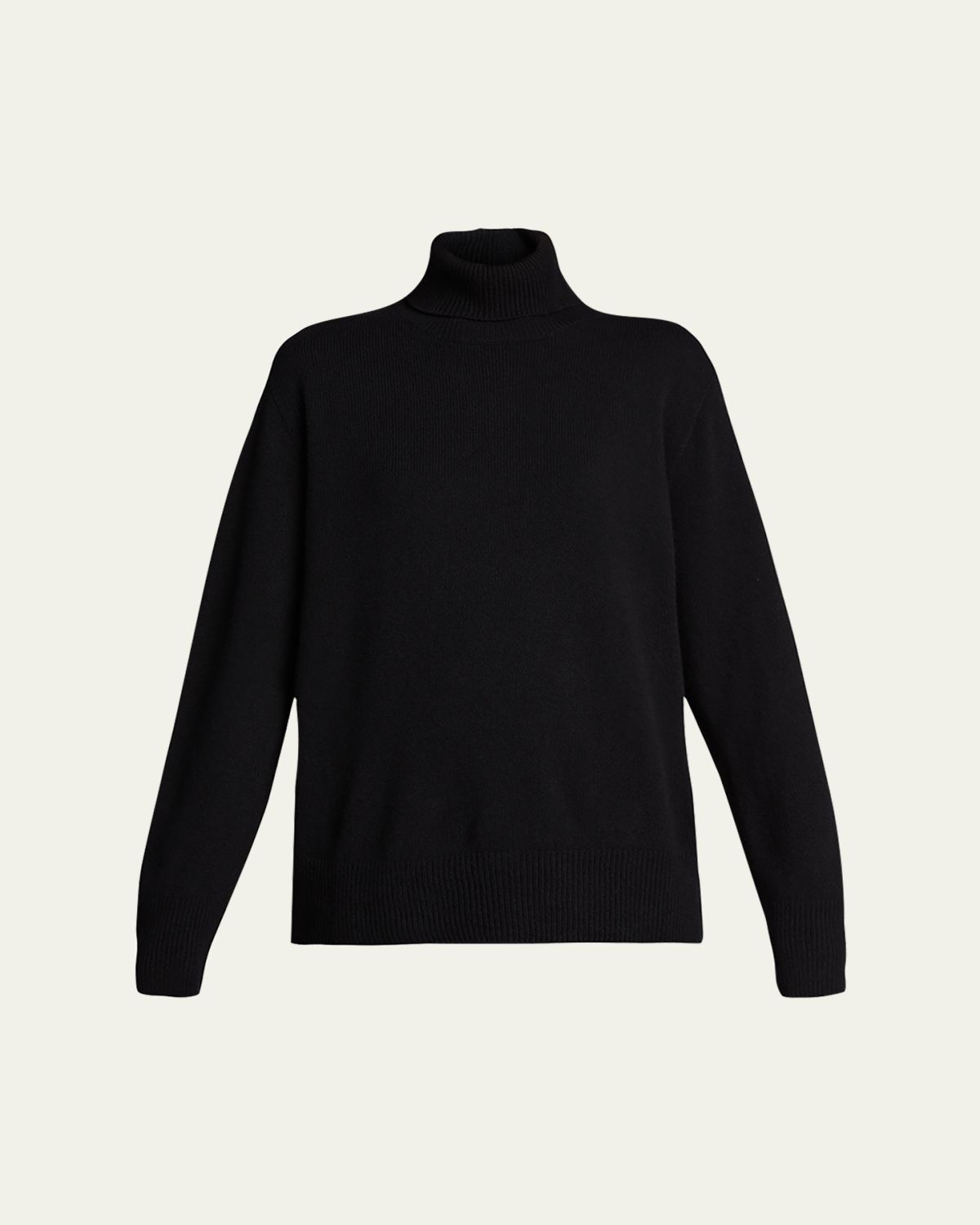 THE ROW Stepny Wool-Cashmere Turtleneck Top