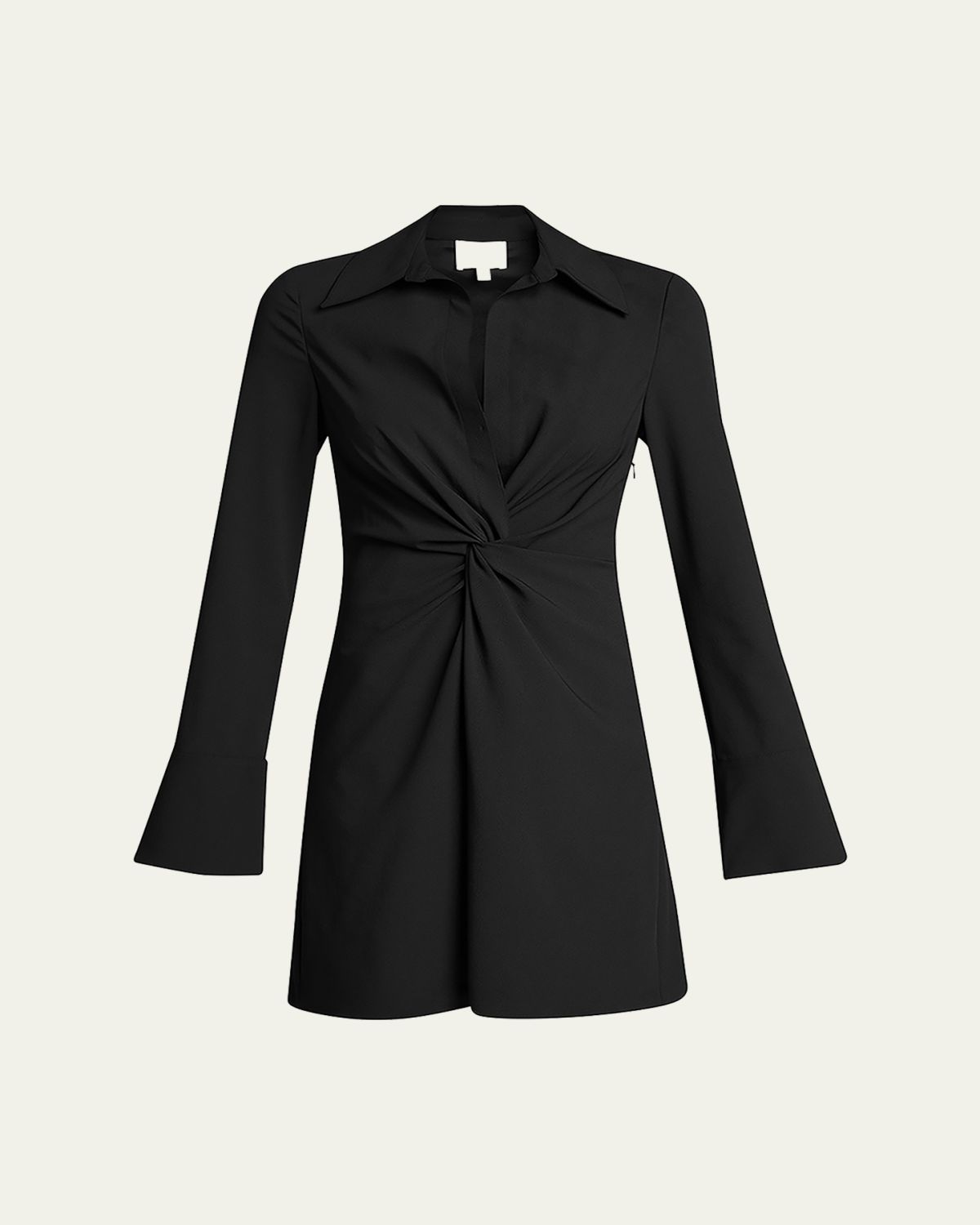 Cinq a Sept Mckenna Twist-Front Collared Dress