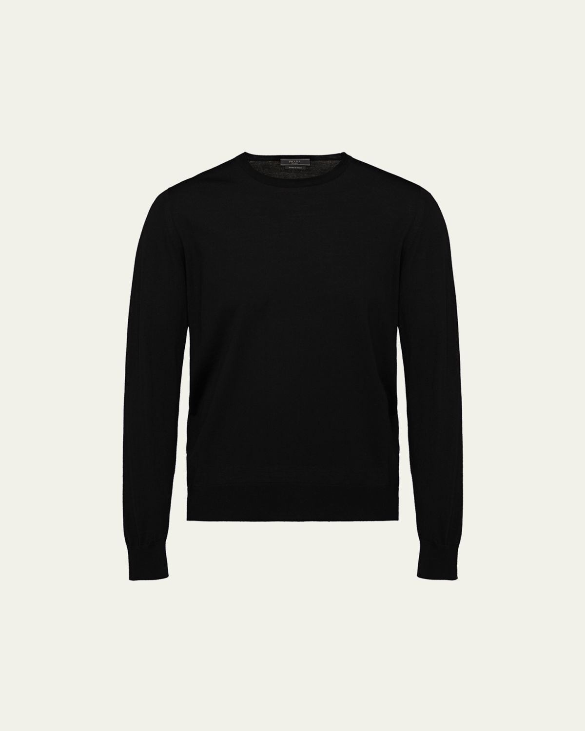 Prada Men's Worsted Wool Crewneck Sweater