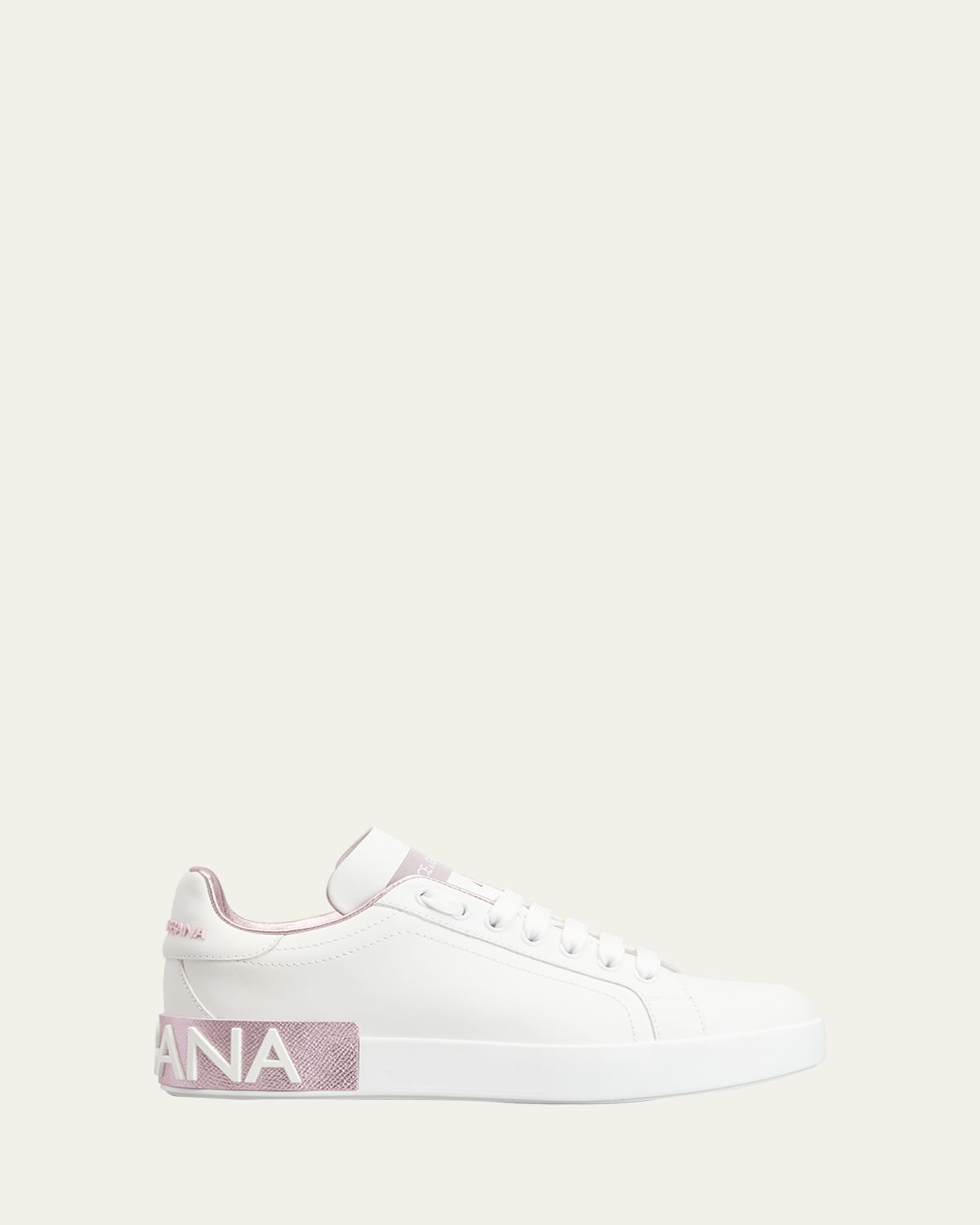 Dolce & Gabbana Portofino Bicolor Logo Low-Top Sneakers | Thumbnail 6 Dolce & Gabbana Portofino Bicolor Logo Low-Top Sneakers | Thumbnail 6