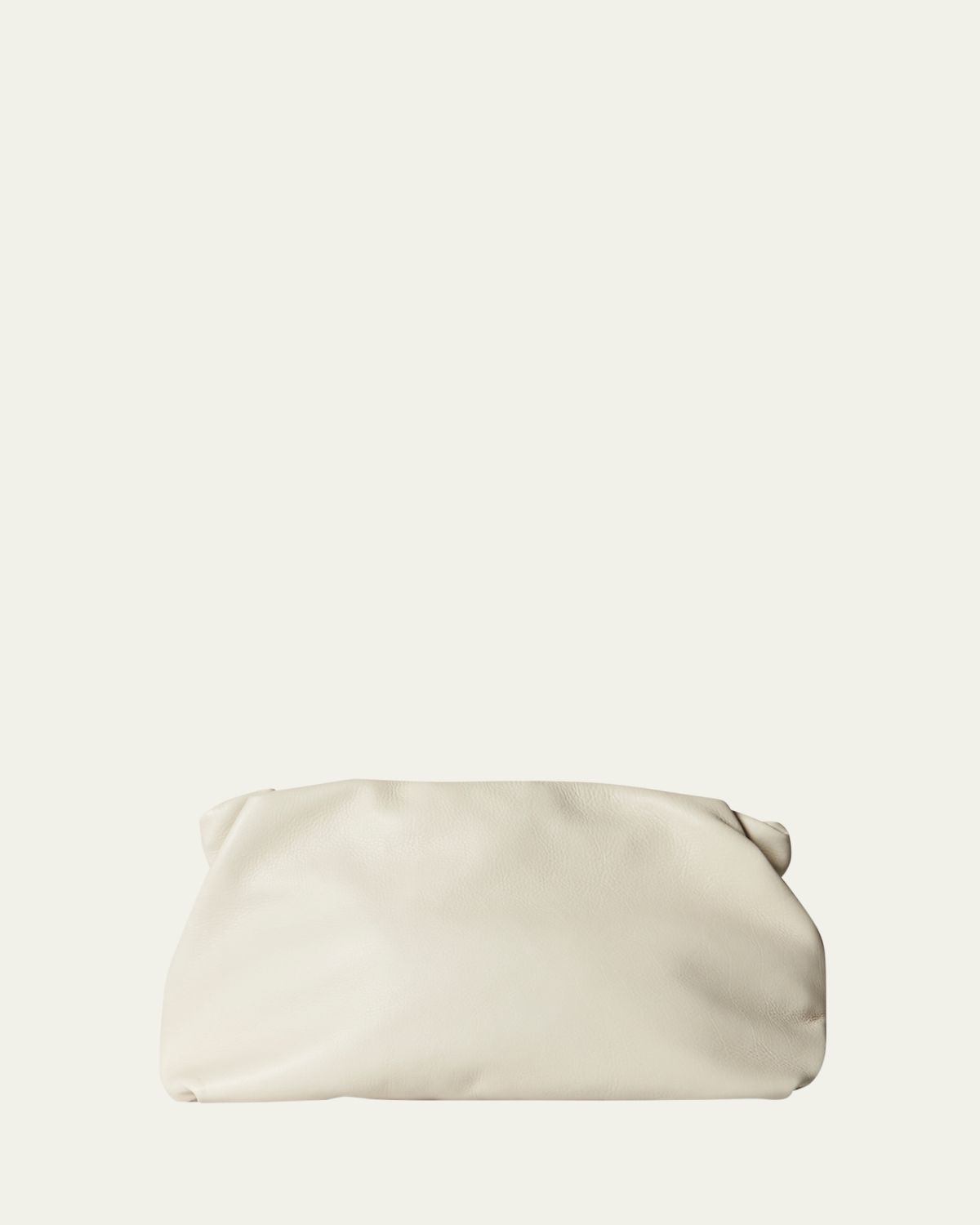 THE ROW Bourse Small Clutch in Small Grained Calfskin