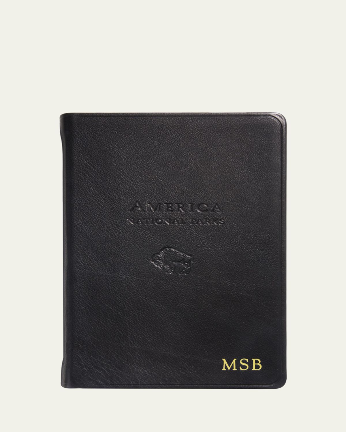 Graphic Image America National Parks Atlas Leather Bound Book