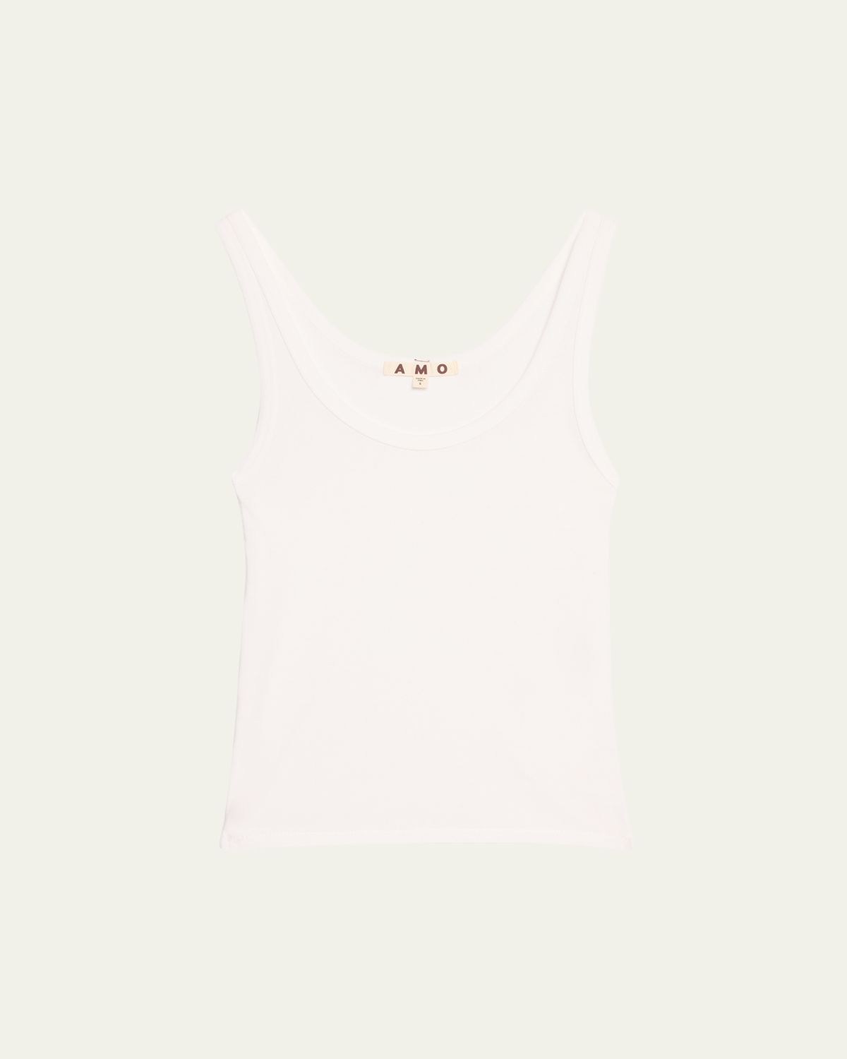 AMO Denim Scoop-Neck Layering Tank